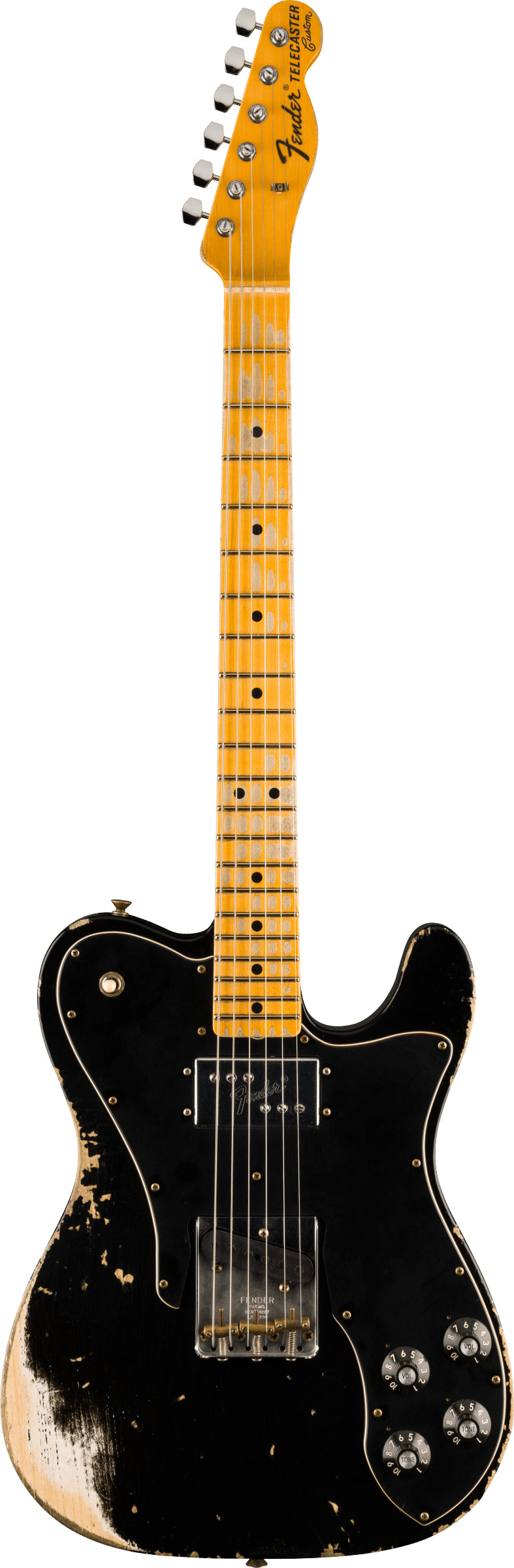 GUITARGUITAR Fender Custom Shop 1970s Telecaster Custom Heavy Relic Black