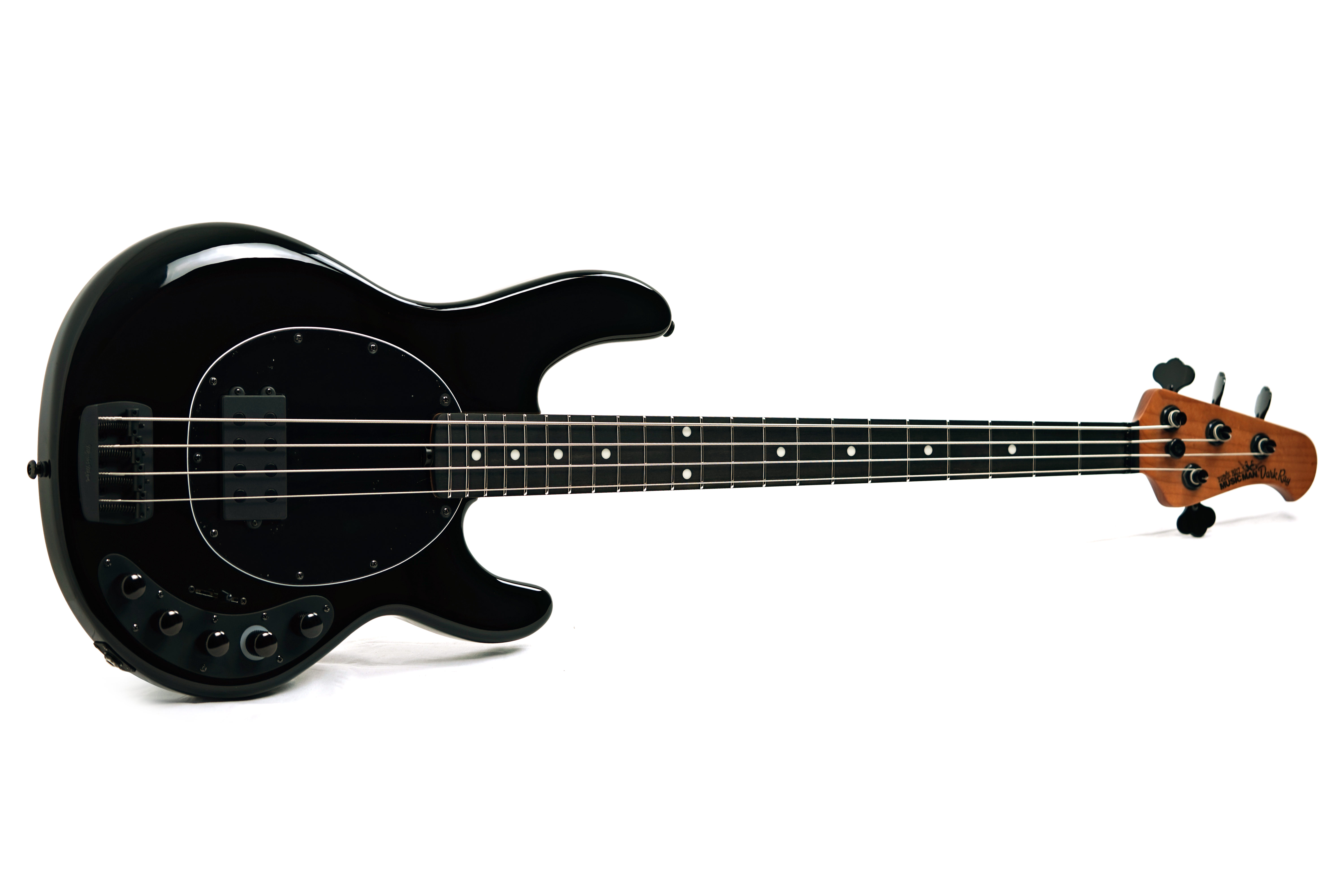 GUITARGUITAR Music Man DarkRay 4 Obisidian Black Ebony Fingerboard #S13624