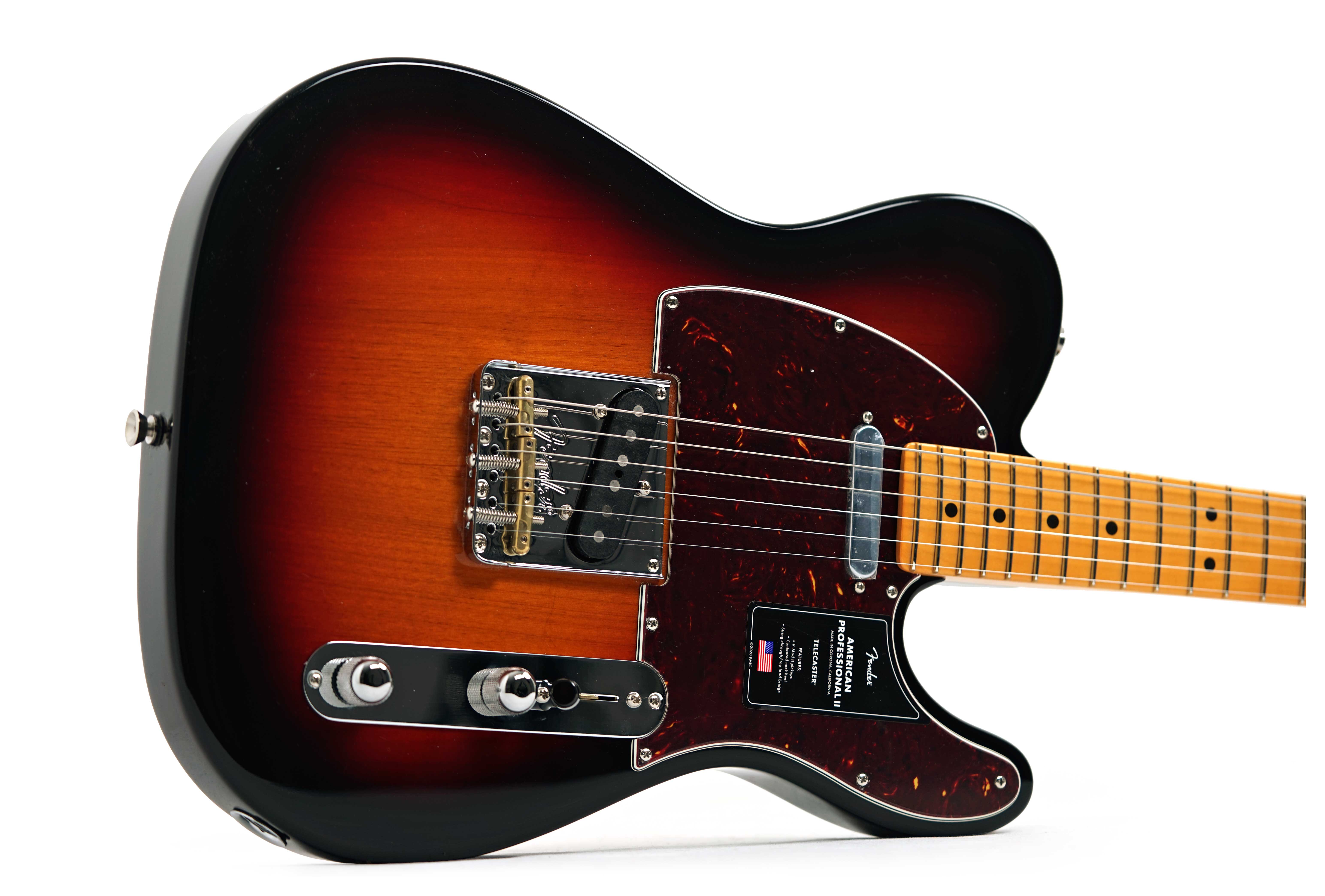 GUITARGUITAR Fender American Professional II Telecaster 3 Tone Sunburst Maple Fingerboard #US24038702