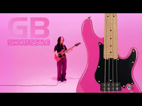GUITARGUITAR Cort GB Short Scale Bass Yellow Crush