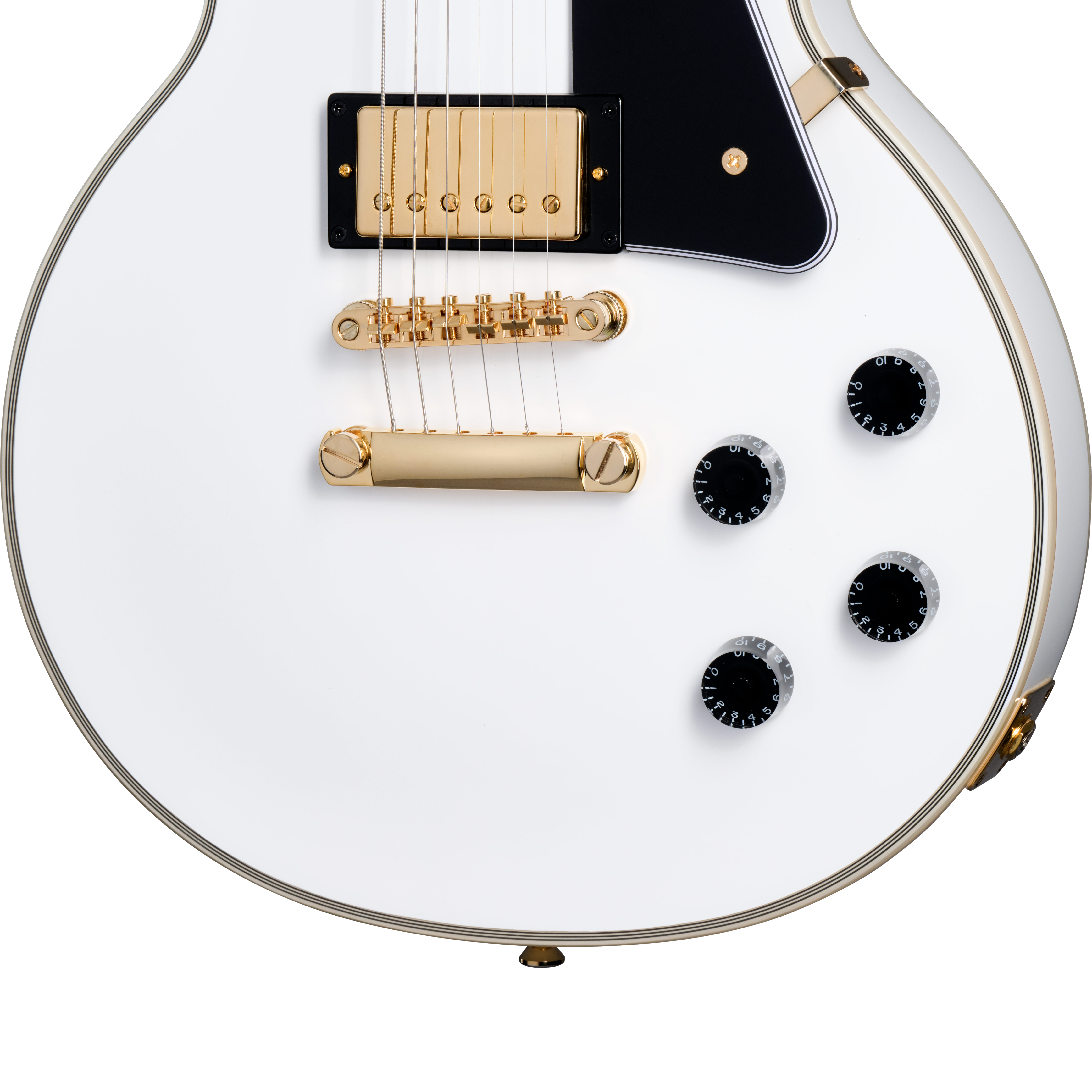 GUITARGUITAR Epiphone Inspired by Gibson Custom Les Paul Custom Alpine White