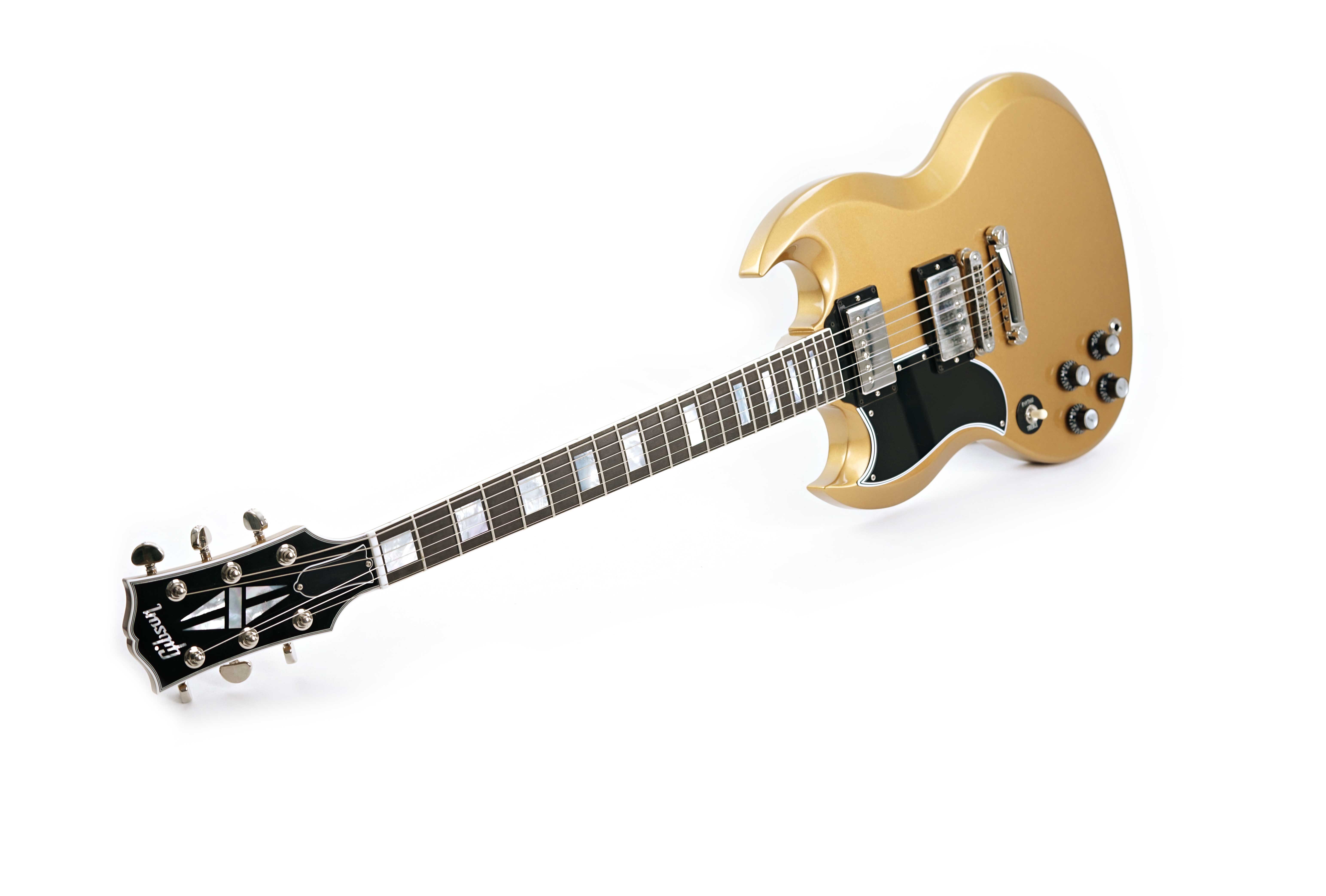 GUITARGUITAR Gibson Custom Shop SG Custom Left Hand All Gold Gloss (Nearly New) #CS301713