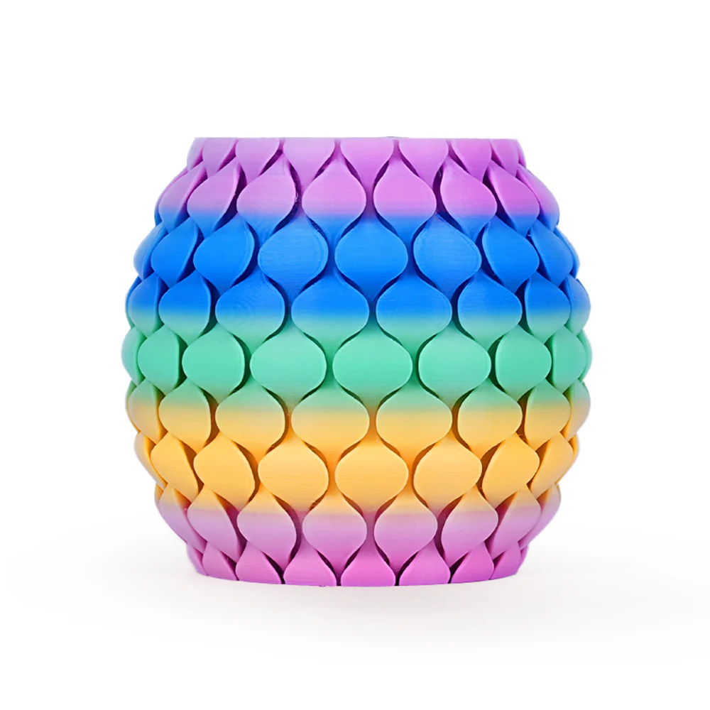 [MOQ: 3KG] PLA, SILK, PETG Rainbow Filament 3D Printer Filament 1KG