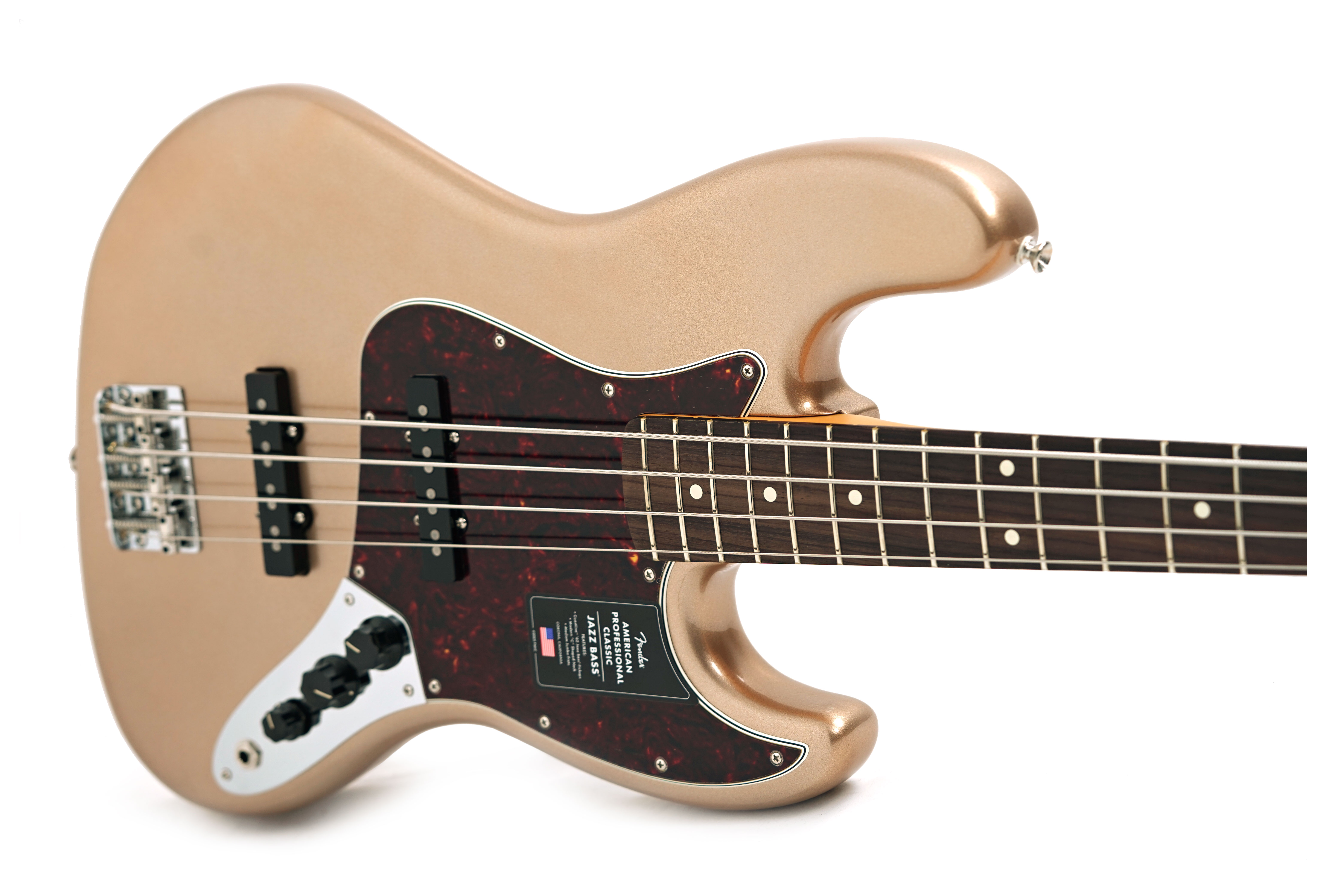GUITARGUITAR Fender American Professional Classic Jazz Bass Faded Firemist Gold Rosewood Fingerboard #US25070649