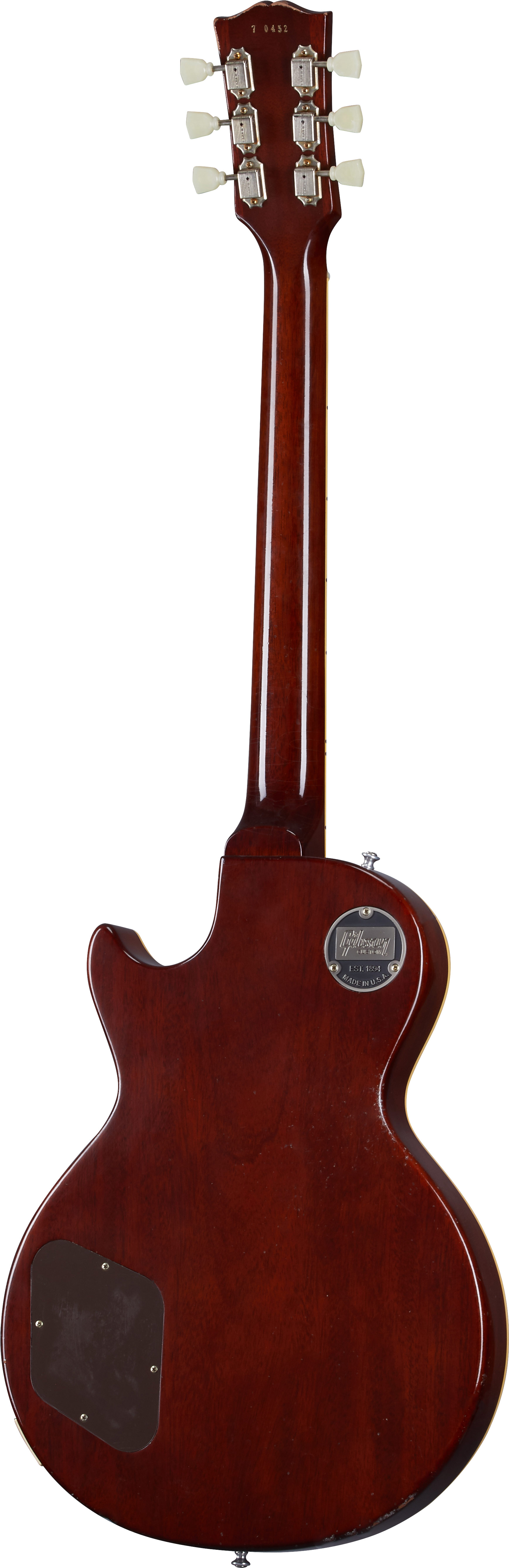 GUITARGUITAR Gibson Custom Shop Murphy Lab 1957 Les Paul Reissue Light Aged Goldtop Darkback