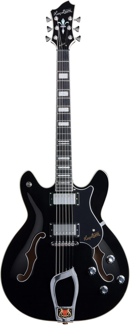 GUITARGUITAR Hagstrom Viking Black Gloss
