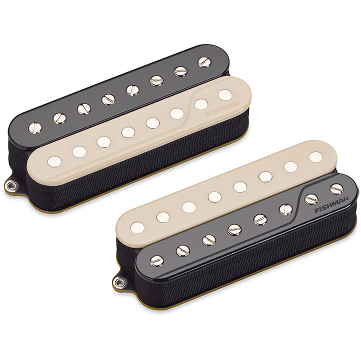 GUITARGUITAR Fishman Fluence Classic Humbucker 8-String Open Core Reverse Zebra Set