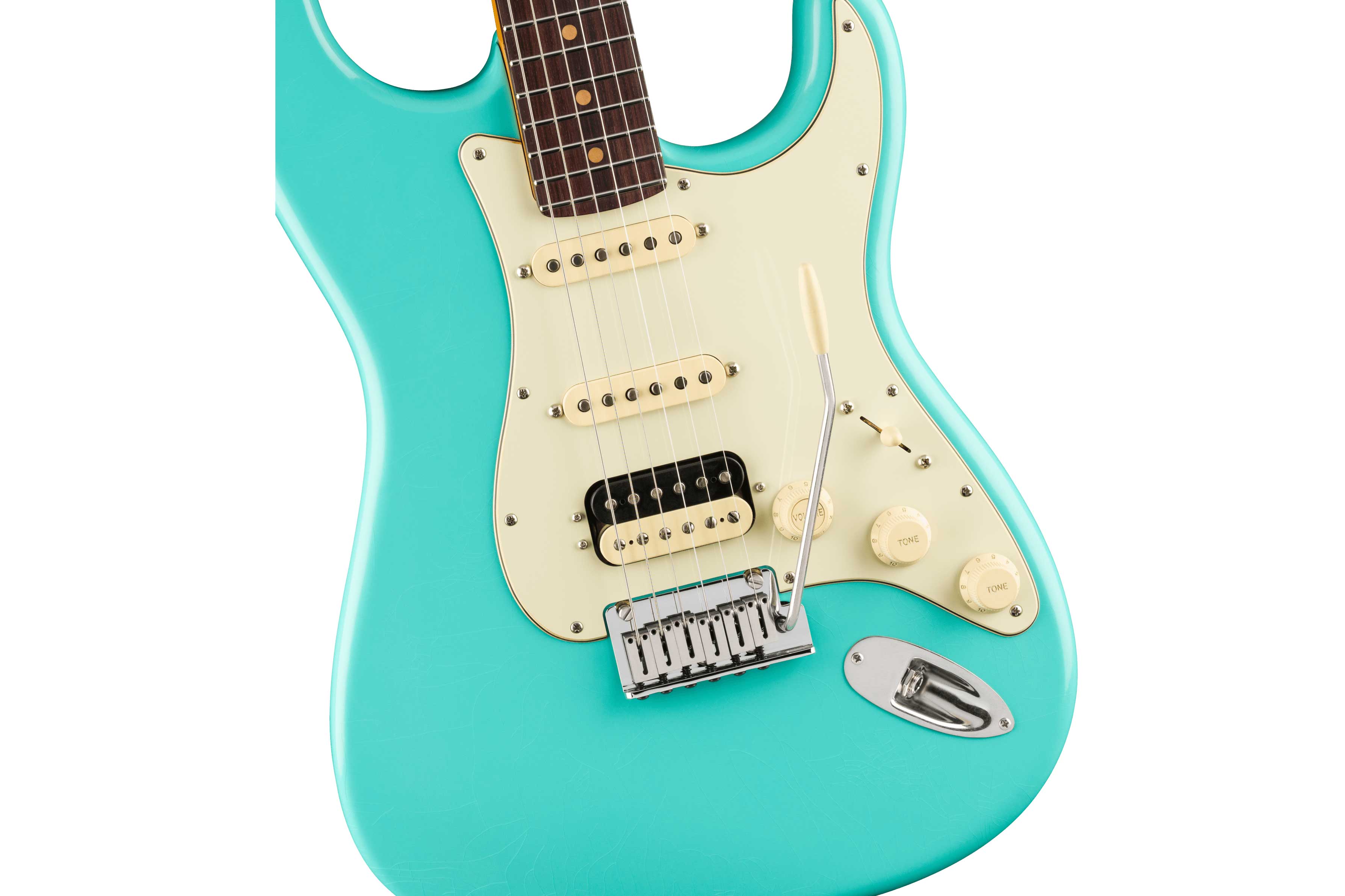 GUITARGUITAR Fender American Ultra Luxe Vintage 60s Stratocaster HSS Sea Foam Green