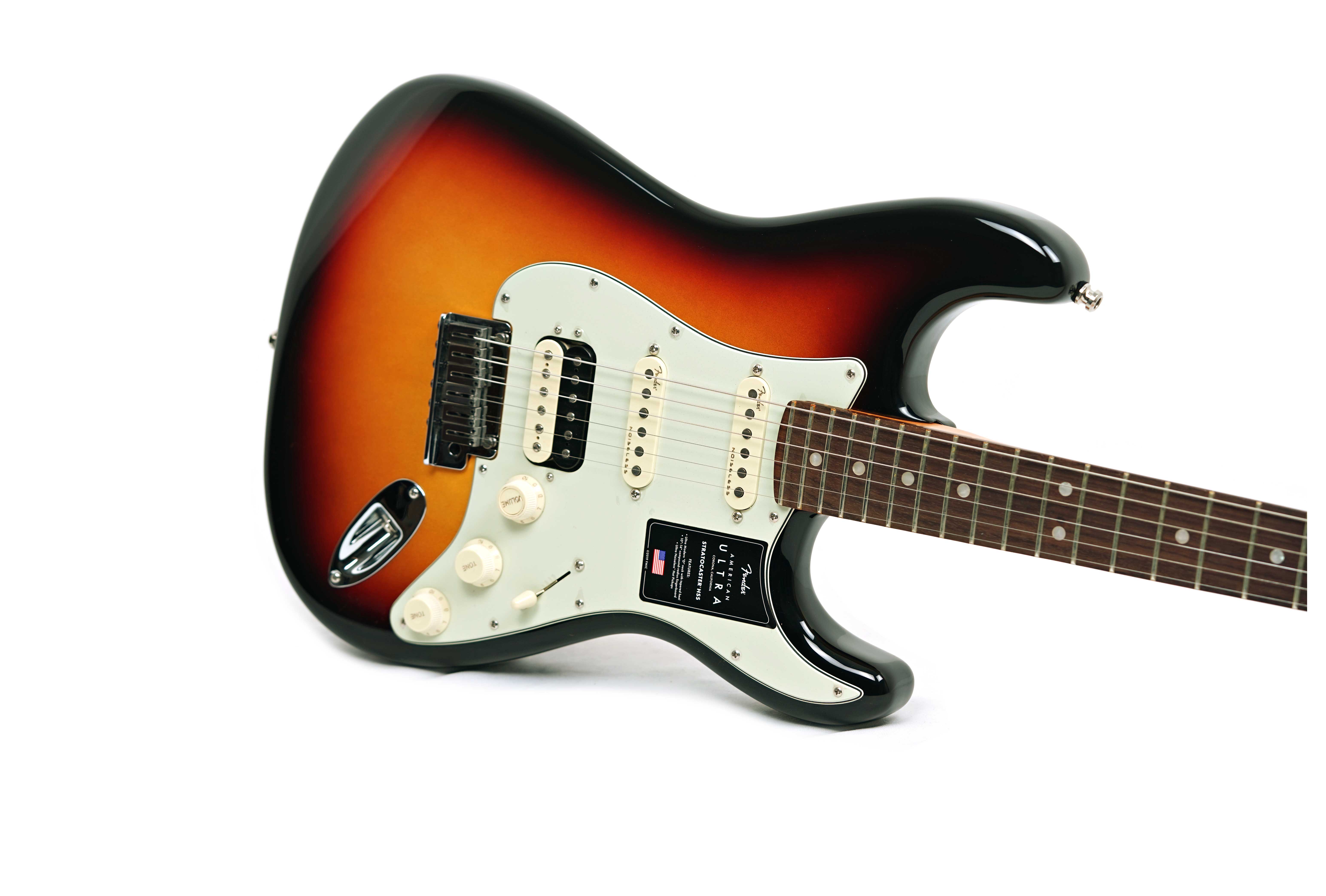 GUITARGUITAR Fender American Ultra Stratocaster HSS Ultraburst Rosewood Fingerboard (Ex-Demo) #US240008907