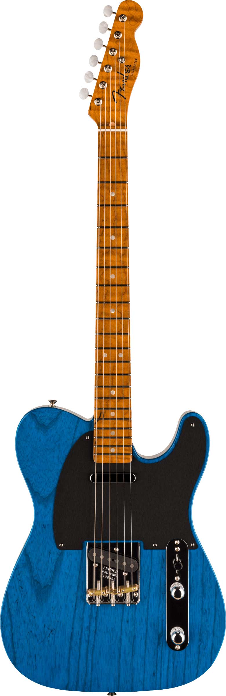 GUITARGUITAR Fender Custom Shop American Custom Telecaster NOS Sapphire Blue Transparent