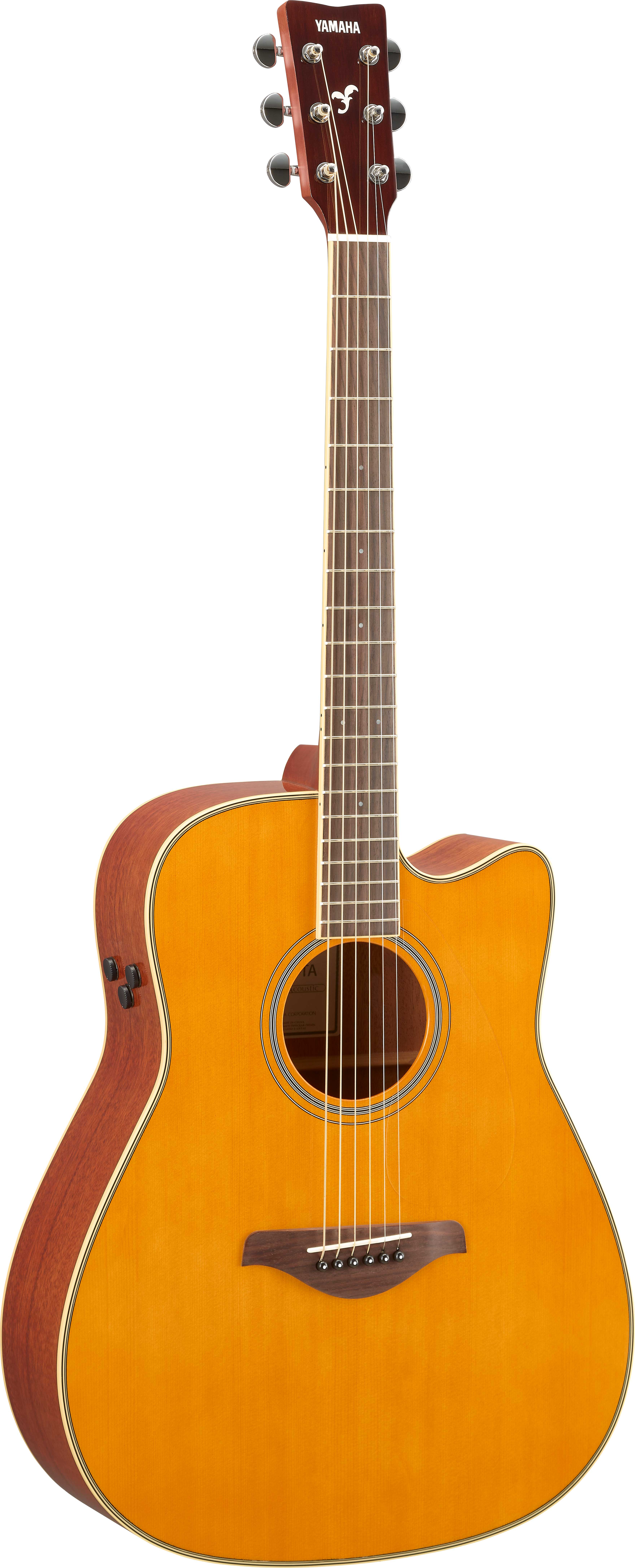 GUITARGUITAR Yamaha FGCTAVT Transacoustic FG Cutaway Vintage Tint
