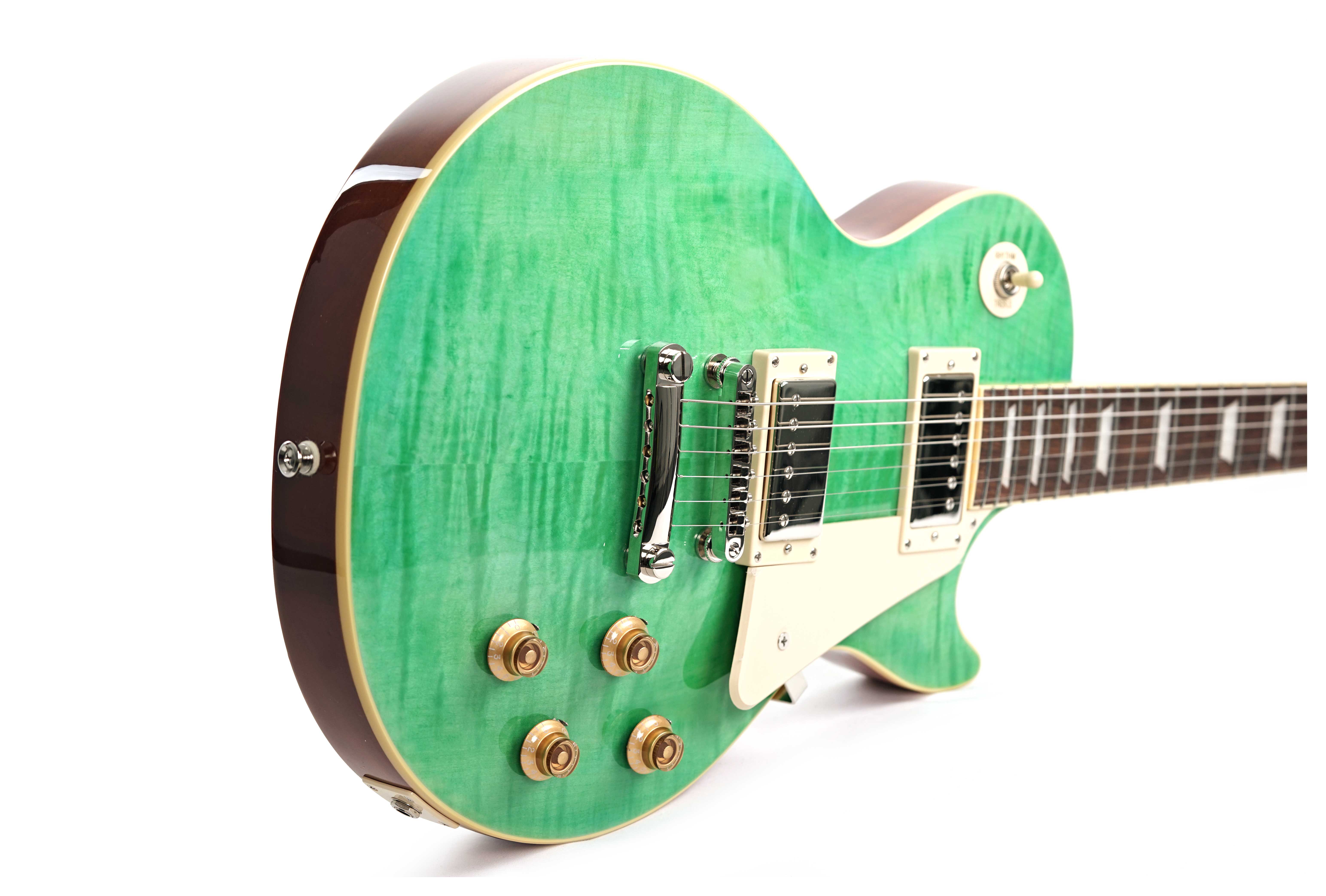 GUITARGUITAR Epiphone Les Paul Standard 50s Figured Seafoam Green