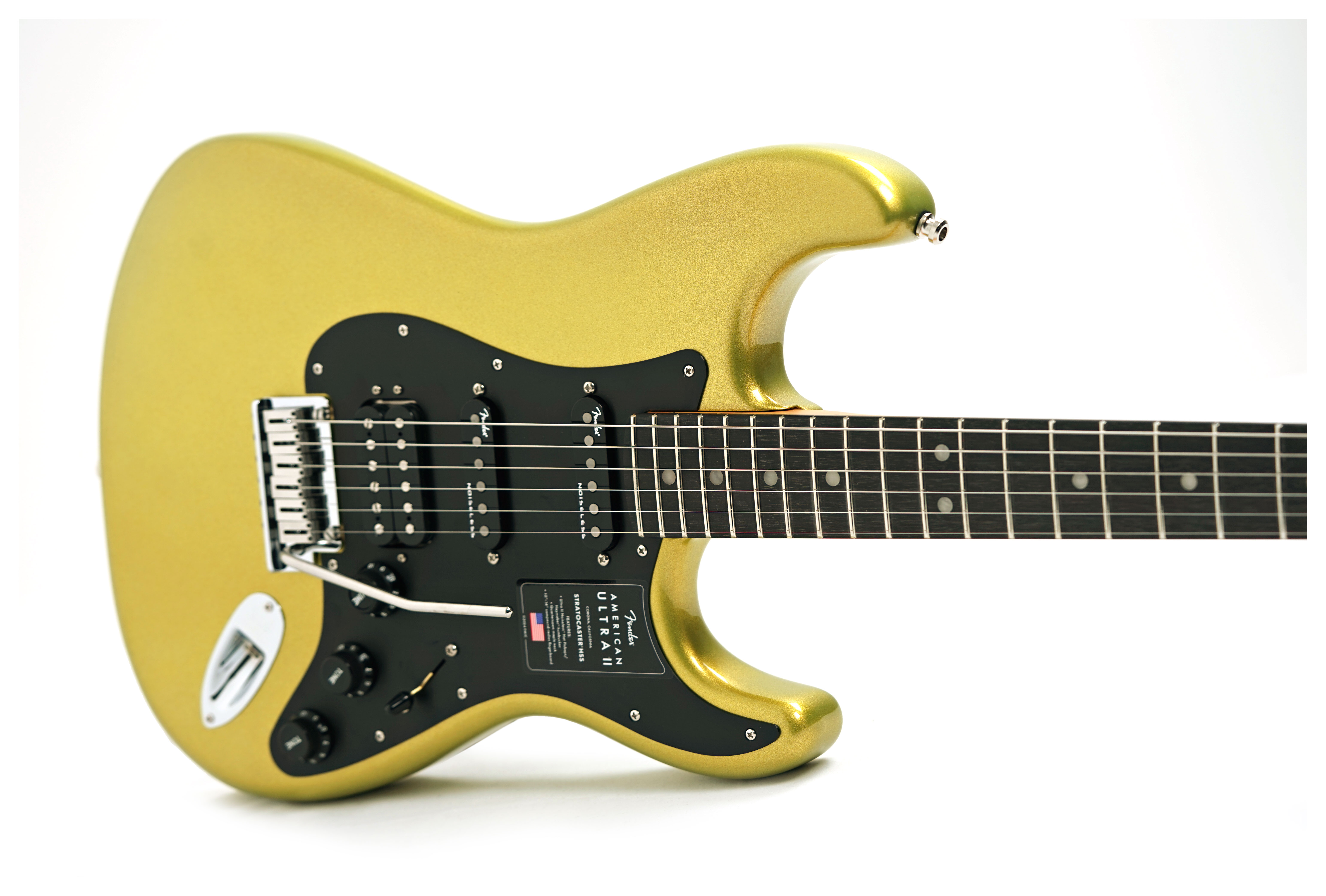 GUITARGUITAR Fender American Ultra II Stratocaster HSS Solar Flare Ebony Fingerboard #US25007255