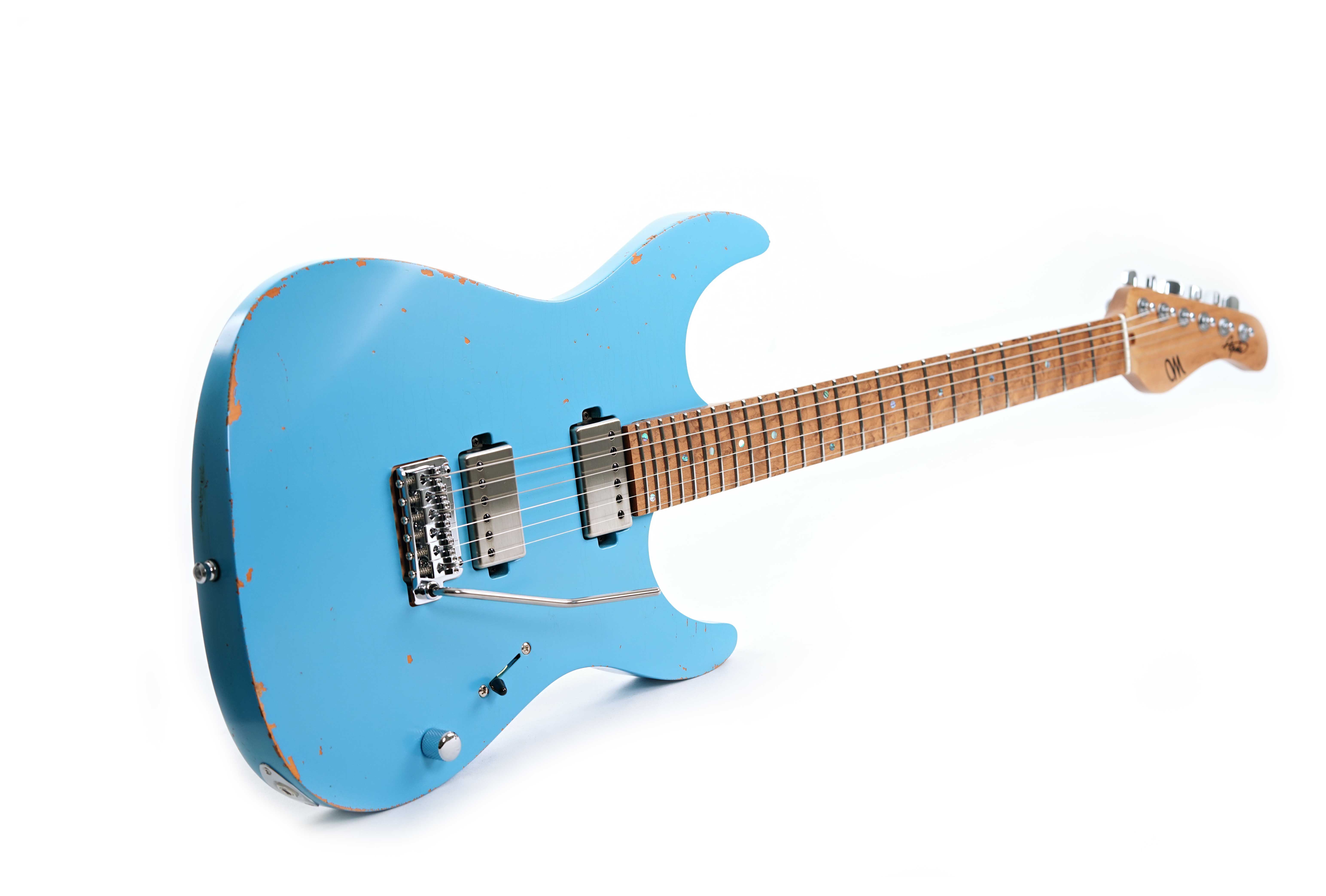 GUITARGUITAR Mayones Aquila Aged V24 6 Monolith Daphne Blue #AQ2405427