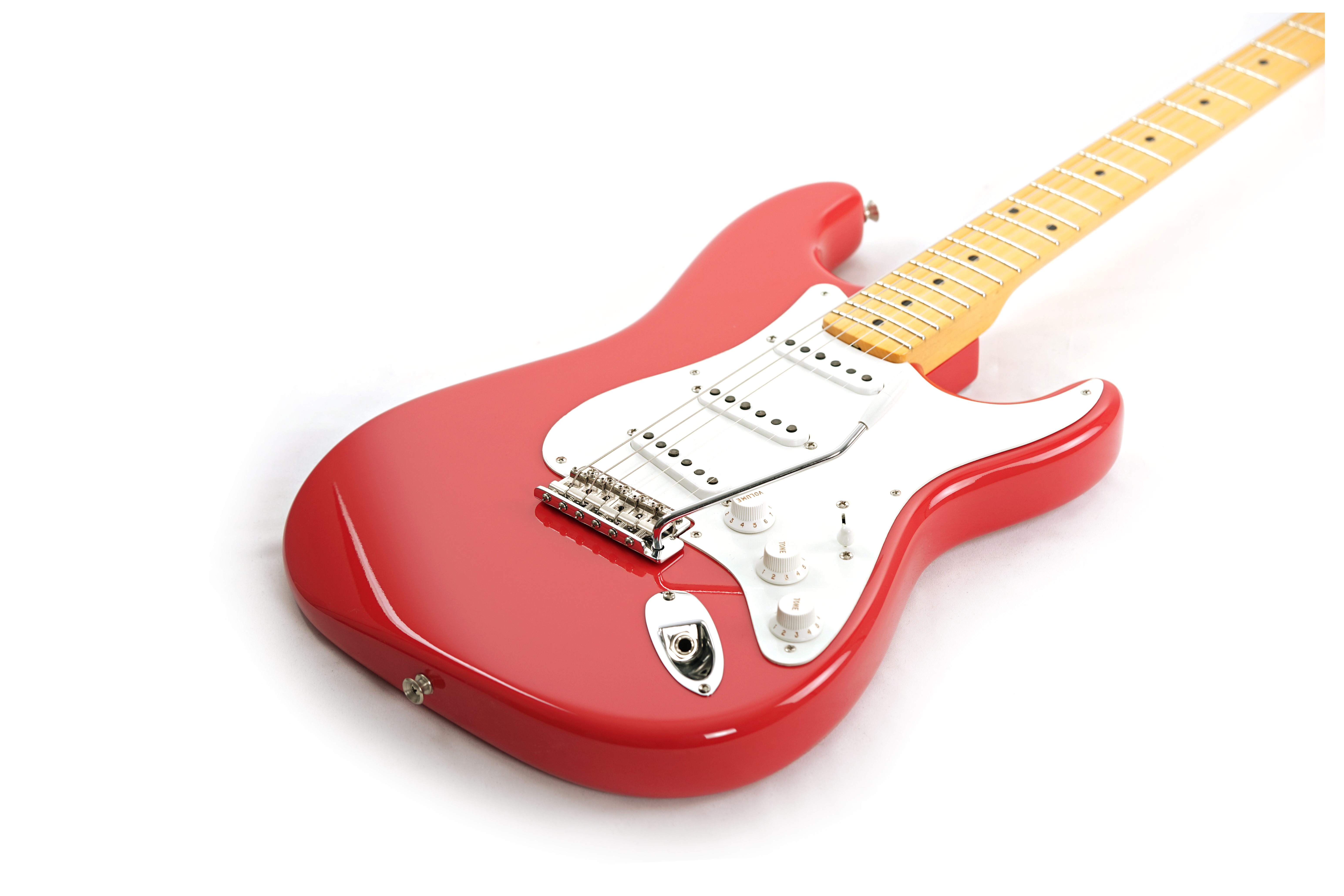 GUITARGUITAR Fender Custom Shop Vintage Custom 1955 Strat Fiesta Red guitarguitar spec #R134630