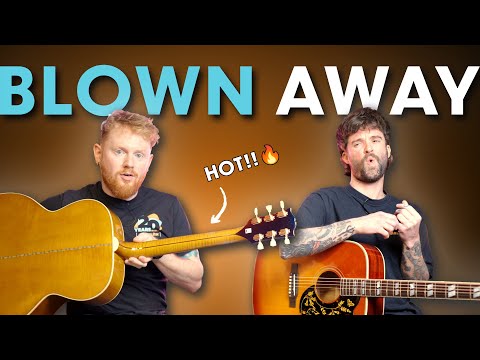 GUITARGUITAR Epiphone Inspired by Gibson Custom Hummingbird Deluxe EC Autumn Burst