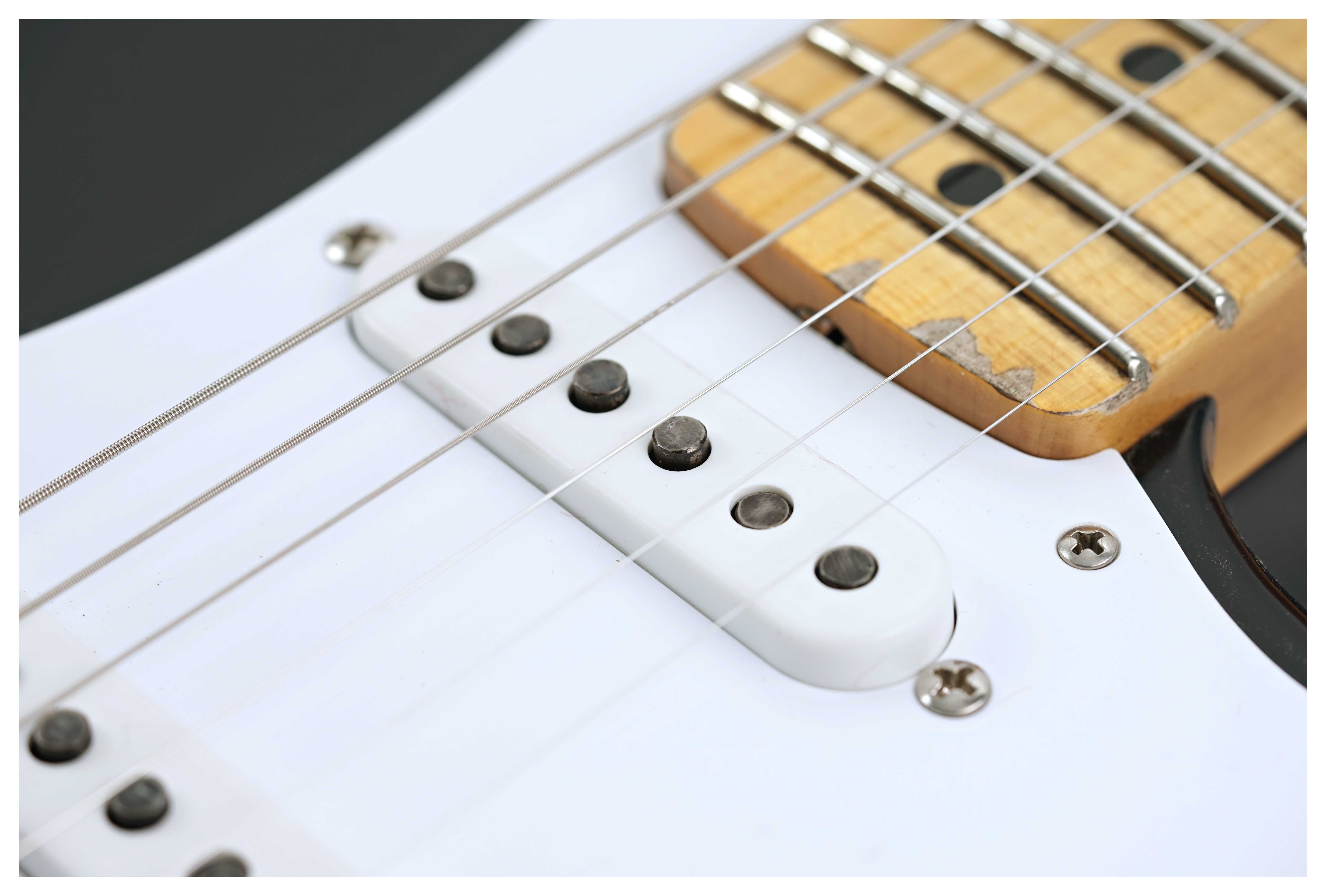 GUITARGUITAR Fender Custom Shop Limited Edition 1954 Stratocaster Relic Aged Black with Closet Classic Hardware #LXX0465