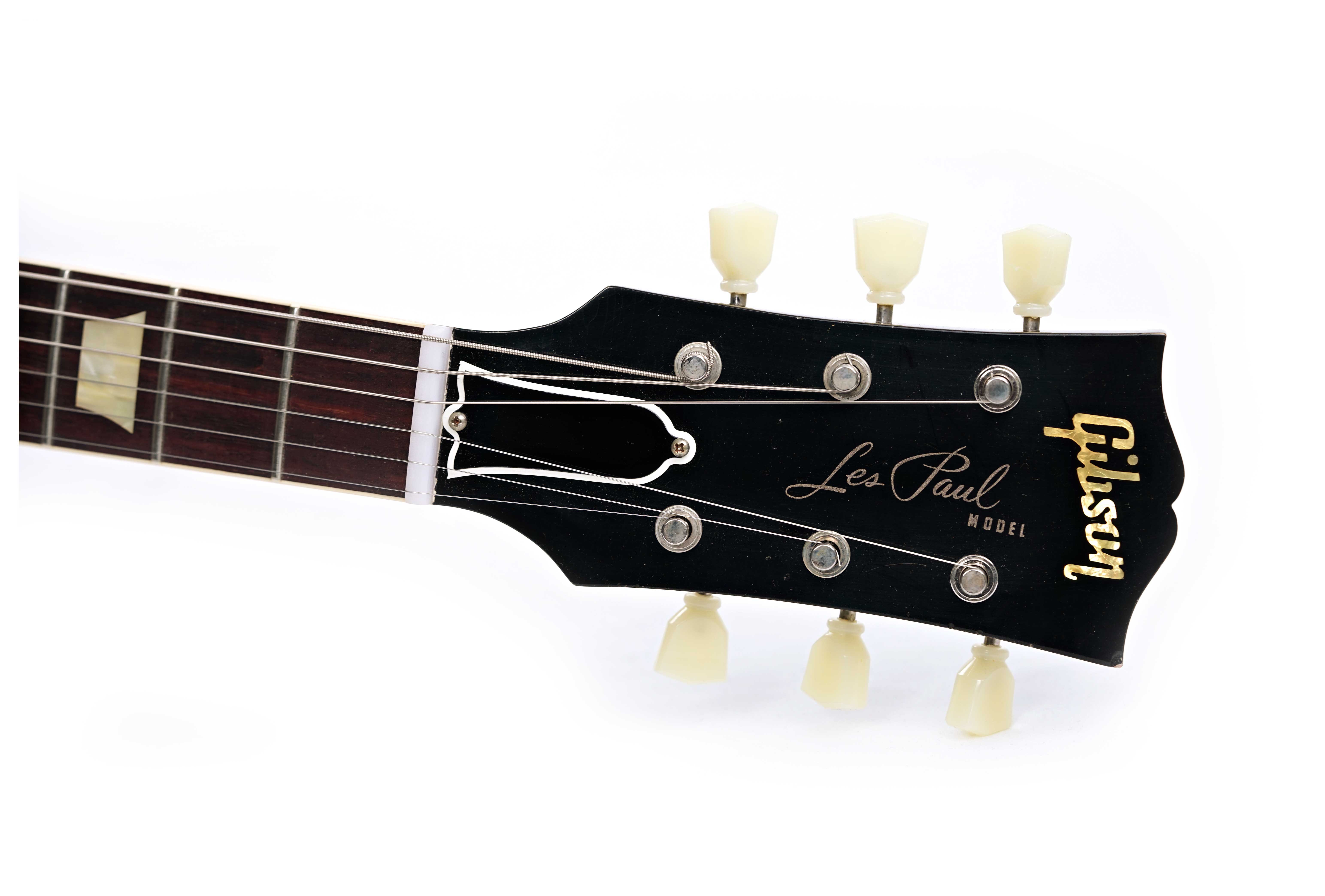 GUITARGUITAR Gibson Custom Shop Murphy Lab 1957 Les Paul Reissue Light Aged Goldtop Darkback #74301