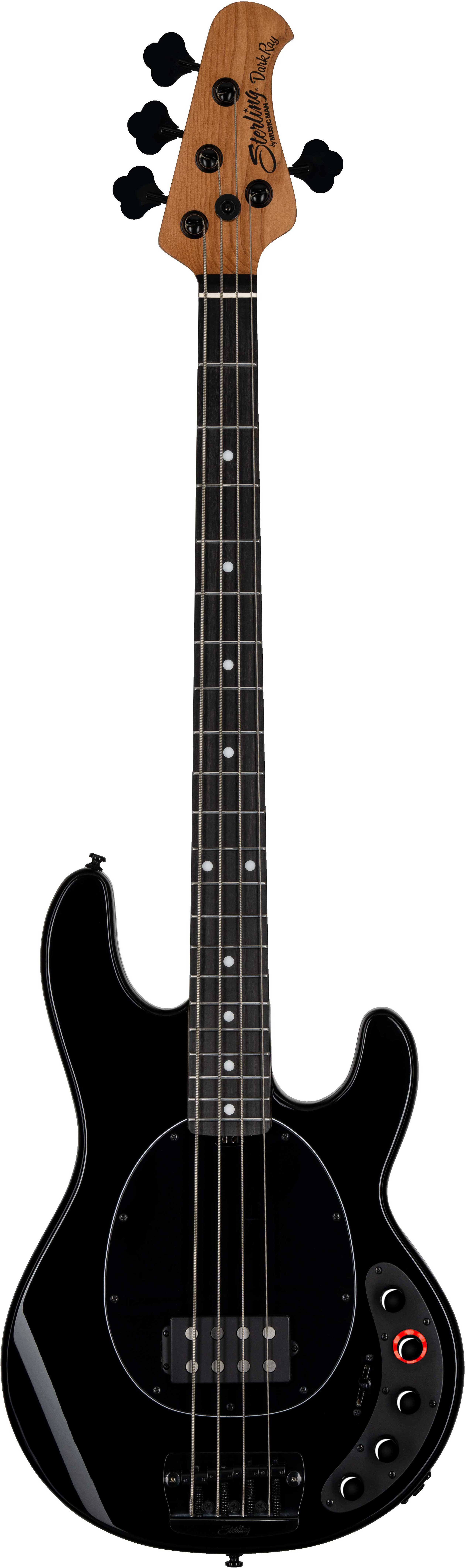 GUITARGUITAR Music Man Sterling DarkRay 4 Obsidian Black