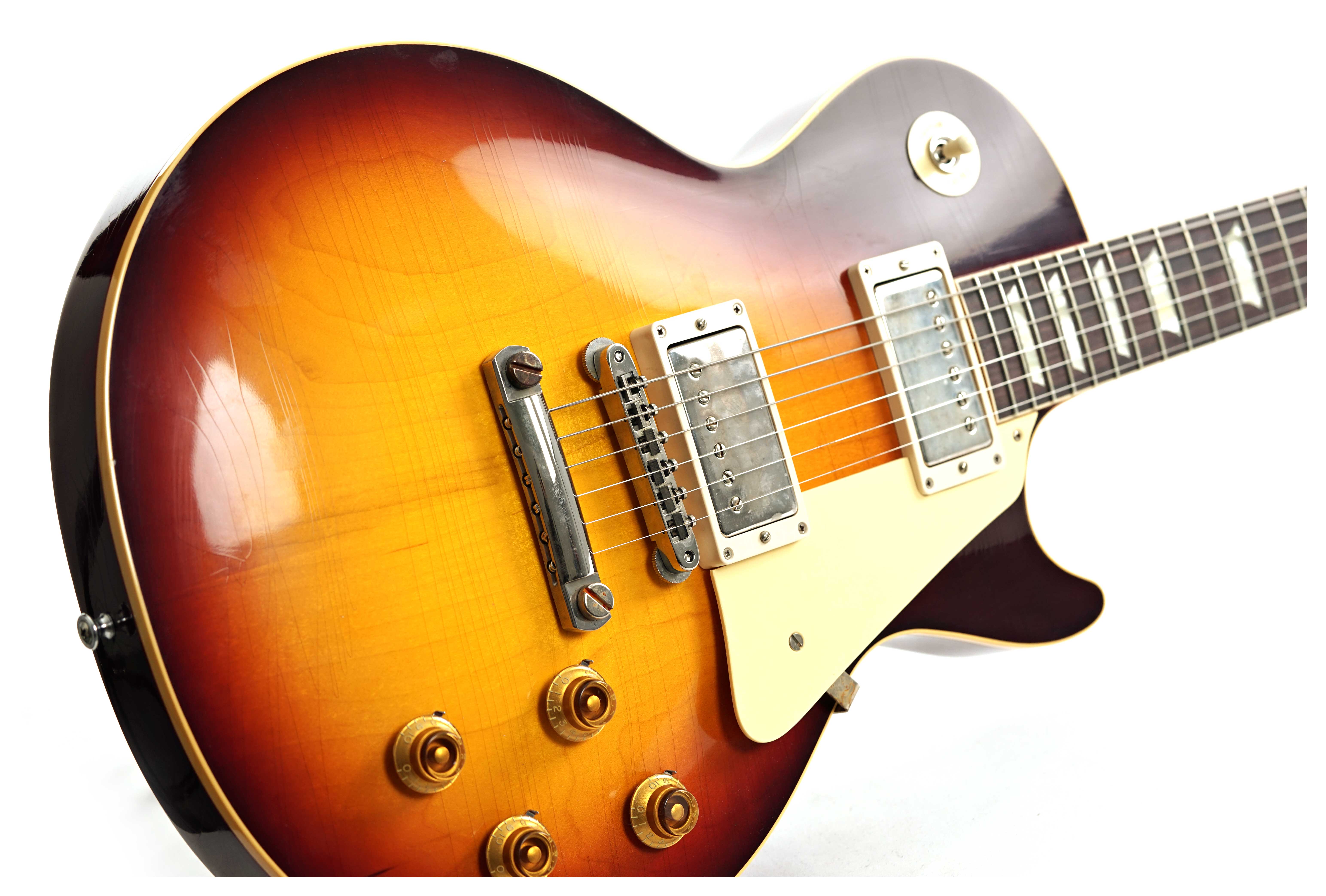 GUITARGUITAR Gibson Custom Shop 1958 Les Paul Standard Reissue Murphy Lab Ultra Light Aged Bourbon Burst #84385