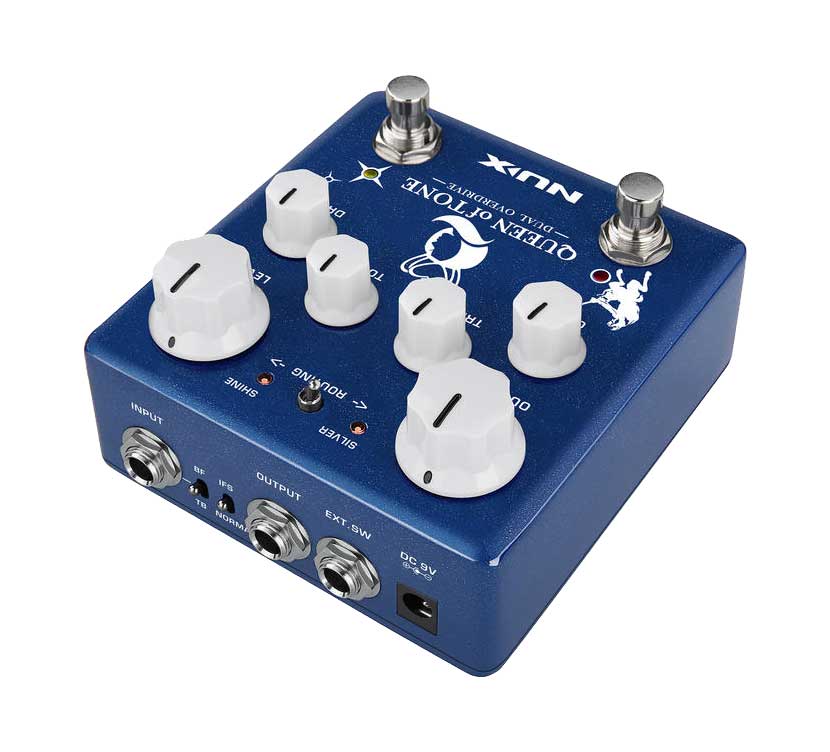 GUITARGUITAR NUX Queen of Tone Dual Stacked Overdrive Pedal
