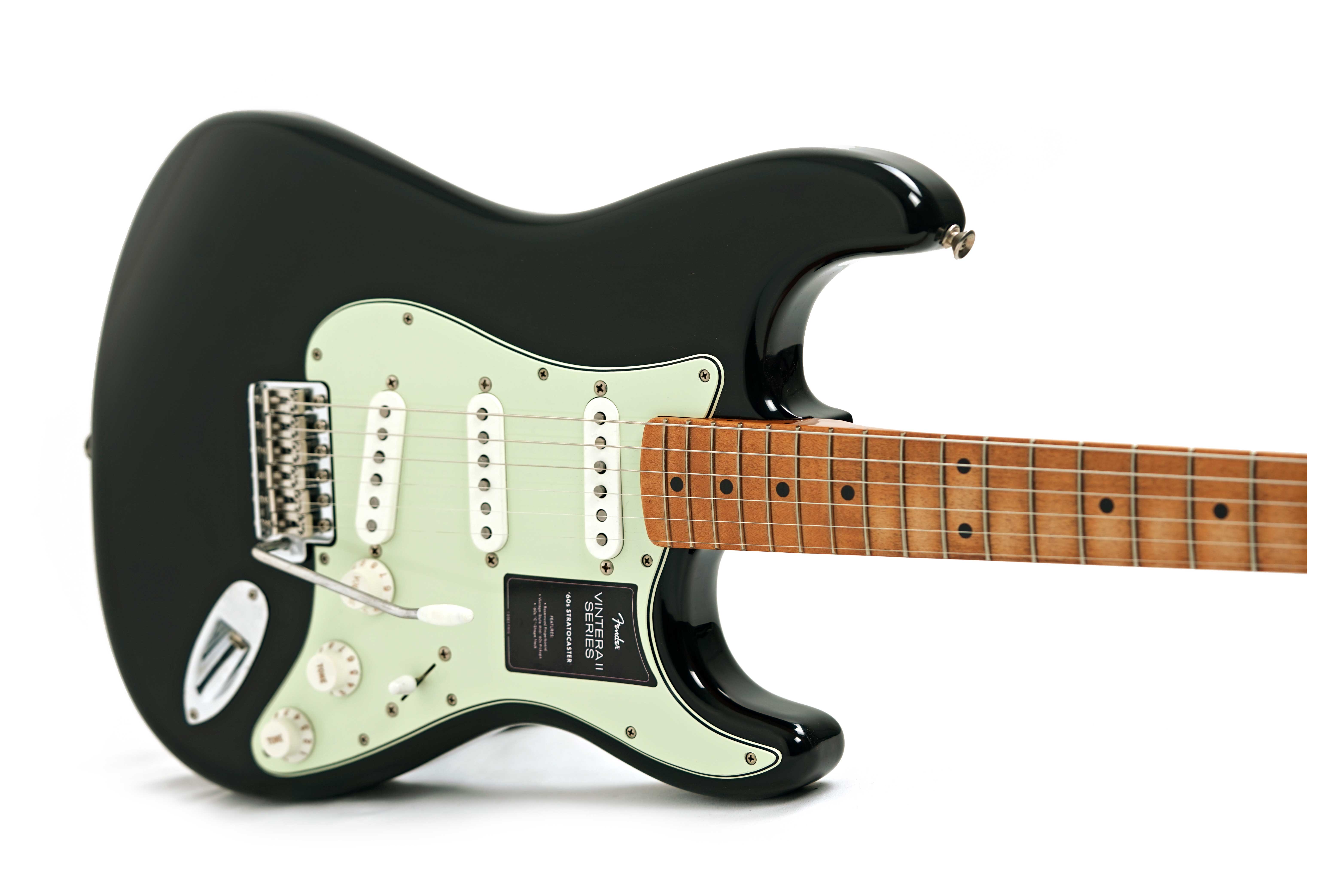 GUITARGUITAR Fender Limited Edition Vintera II Roadworn 60s Stratocaster Black Maple Fingerboard #MX25090828