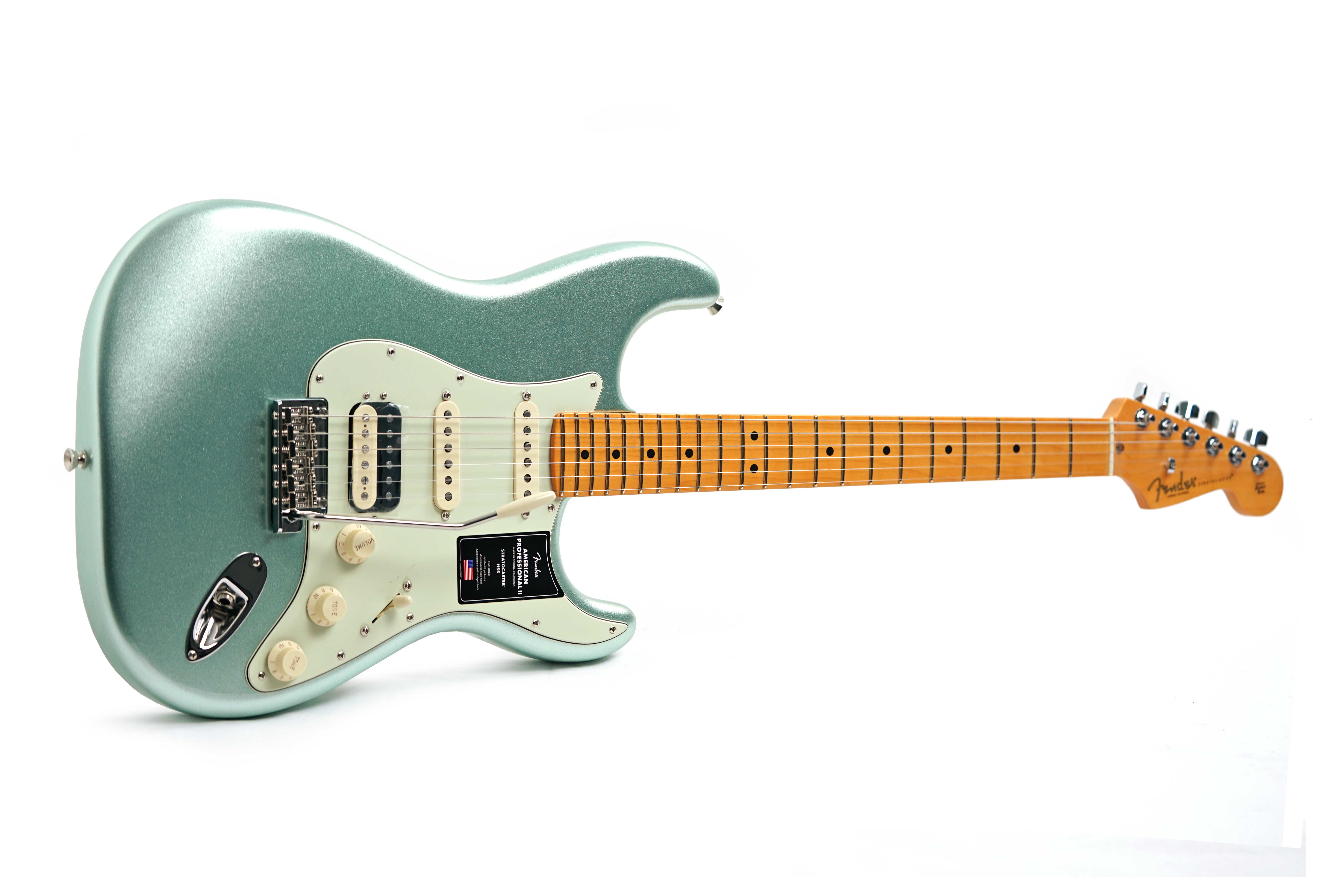 GUITARGUITAR Fender American Professional II Stratocaster HSS Mystic Surf Green Maple Fingerboard #US240045902