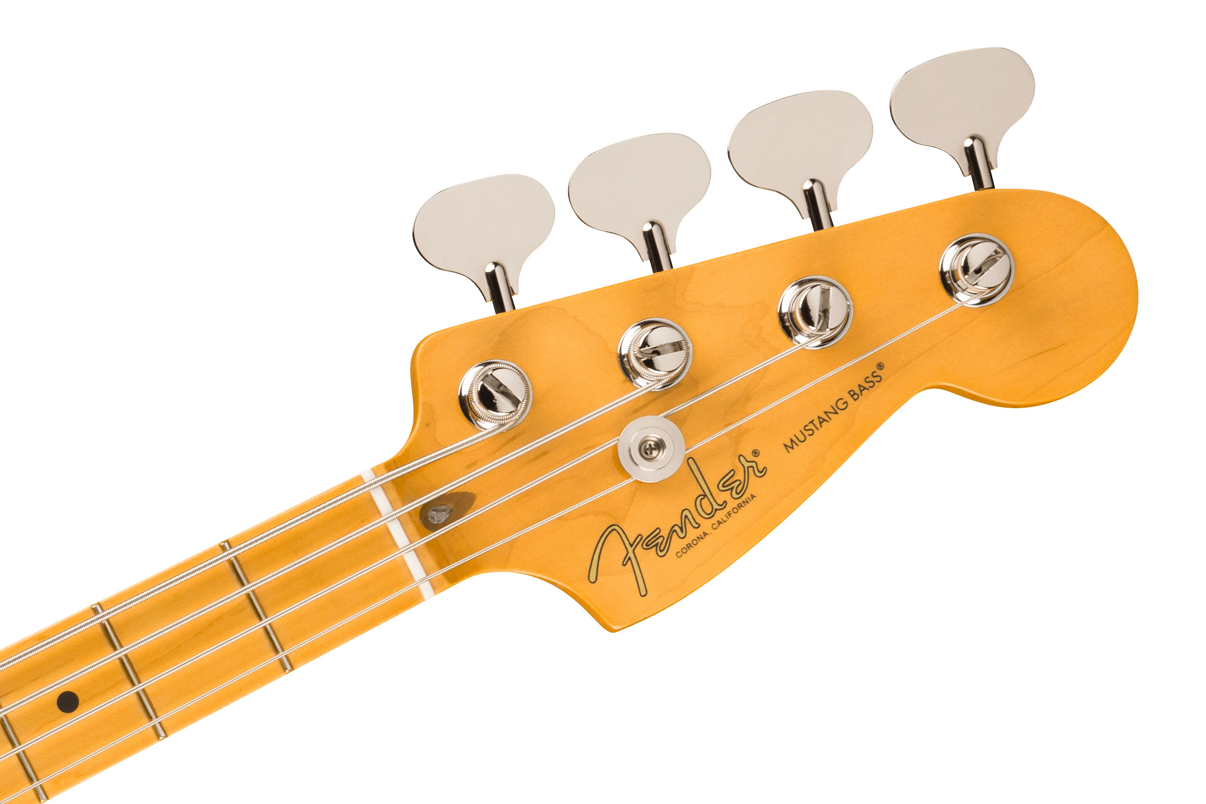 GUITARGUITAR Fender American Professional Classic Mustang Short Scale Bass Faded Dakota Red Maple Fingerboard
