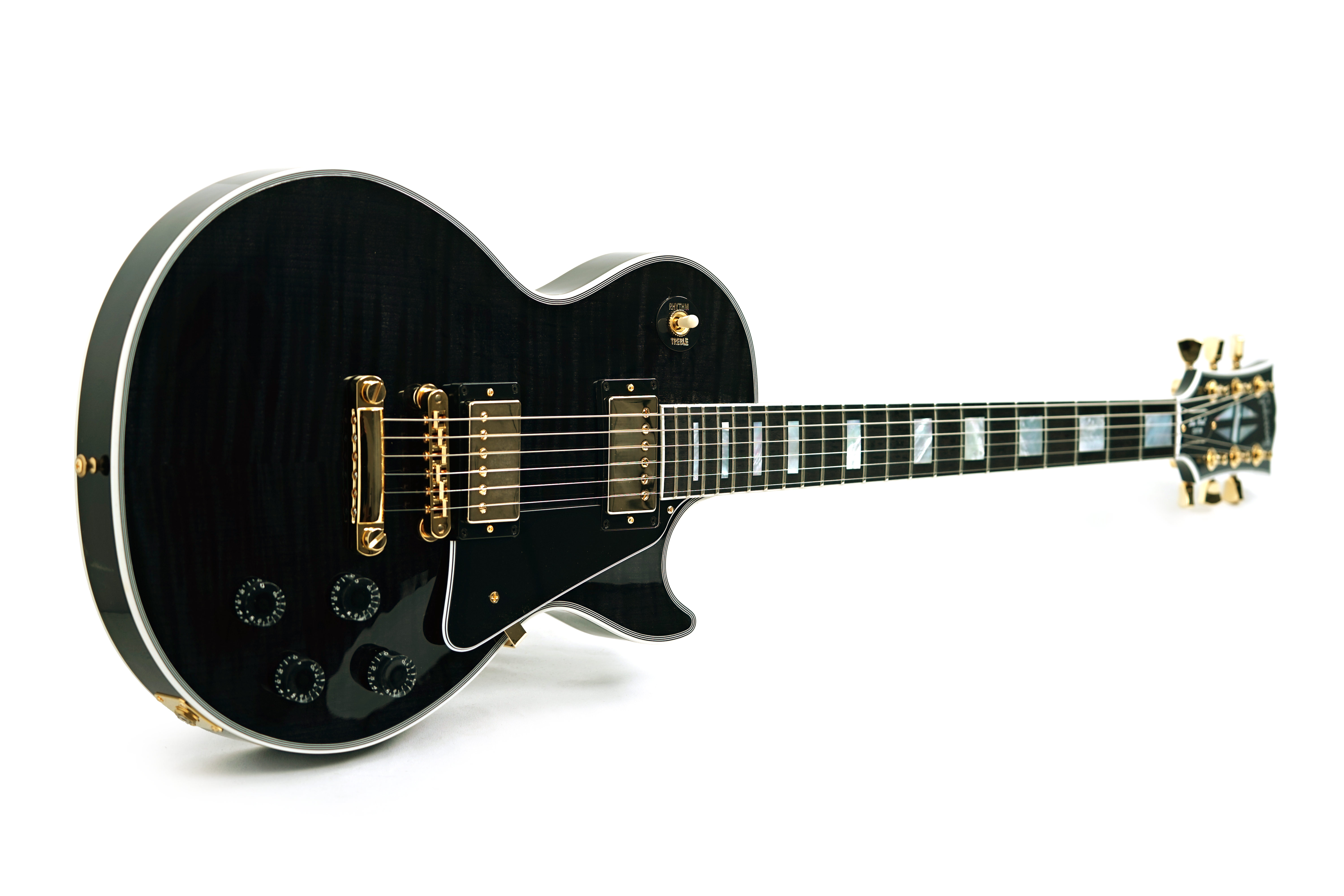 GUITARGUITAR Gibson Custom Shop Dealer Select Les Paul Custom Trans Black #CS502272