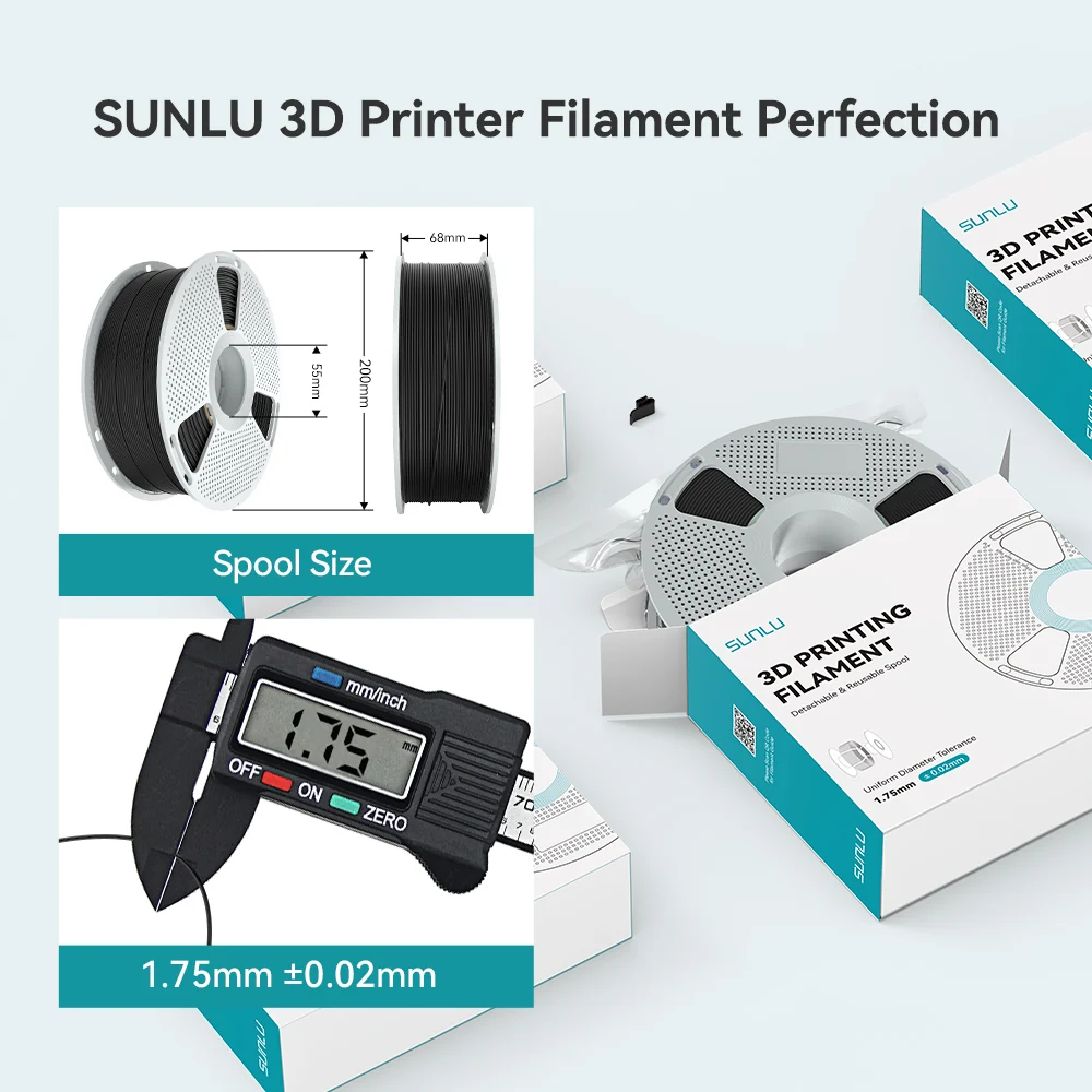 PC-ABS 3D Printer Filament, High-performance 3D Filament 1KG
