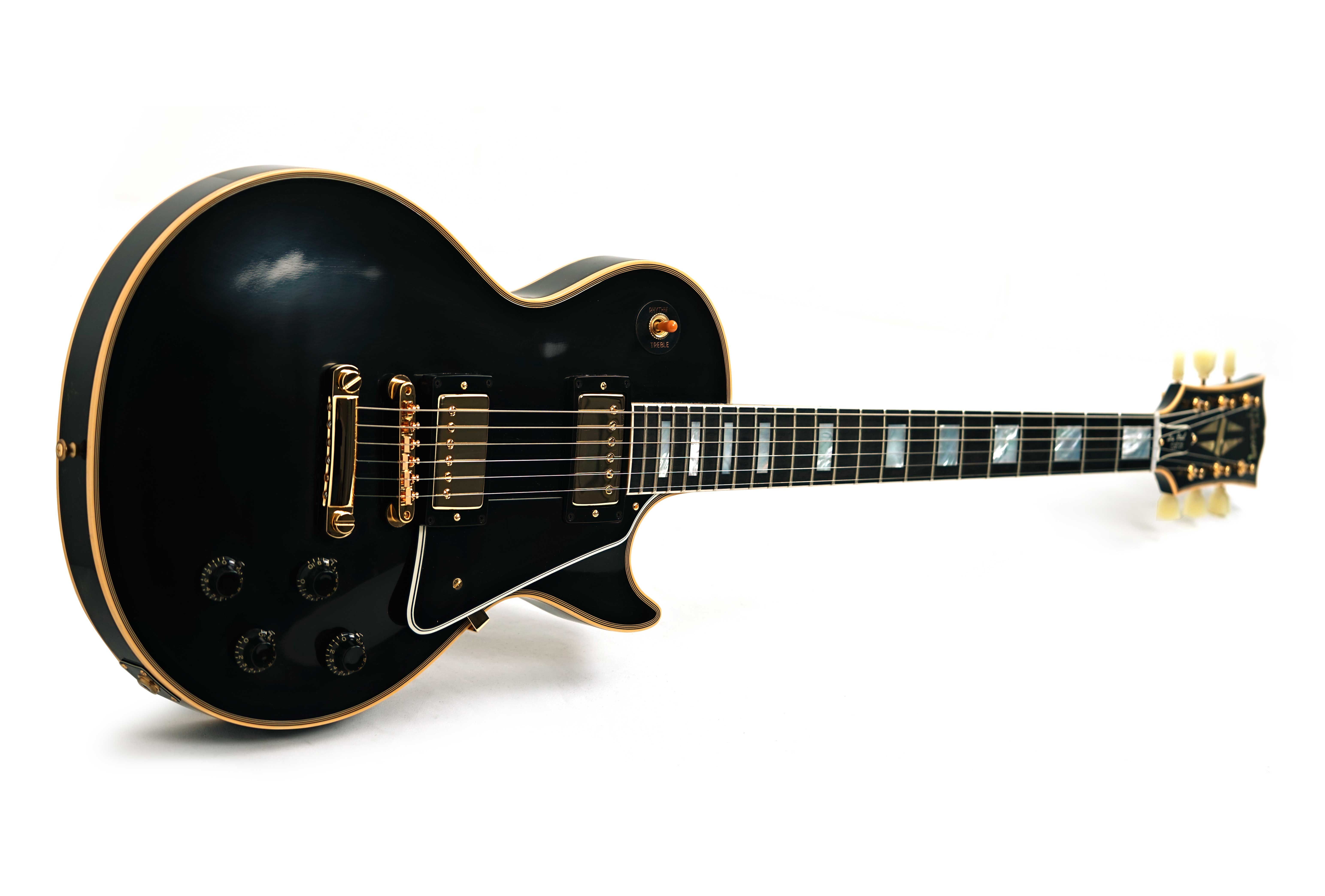 GUITARGUITAR Gibson Custom Shop 1957 Les Paul Custom Reissue 2-Pickup VOS Ebony #75764
