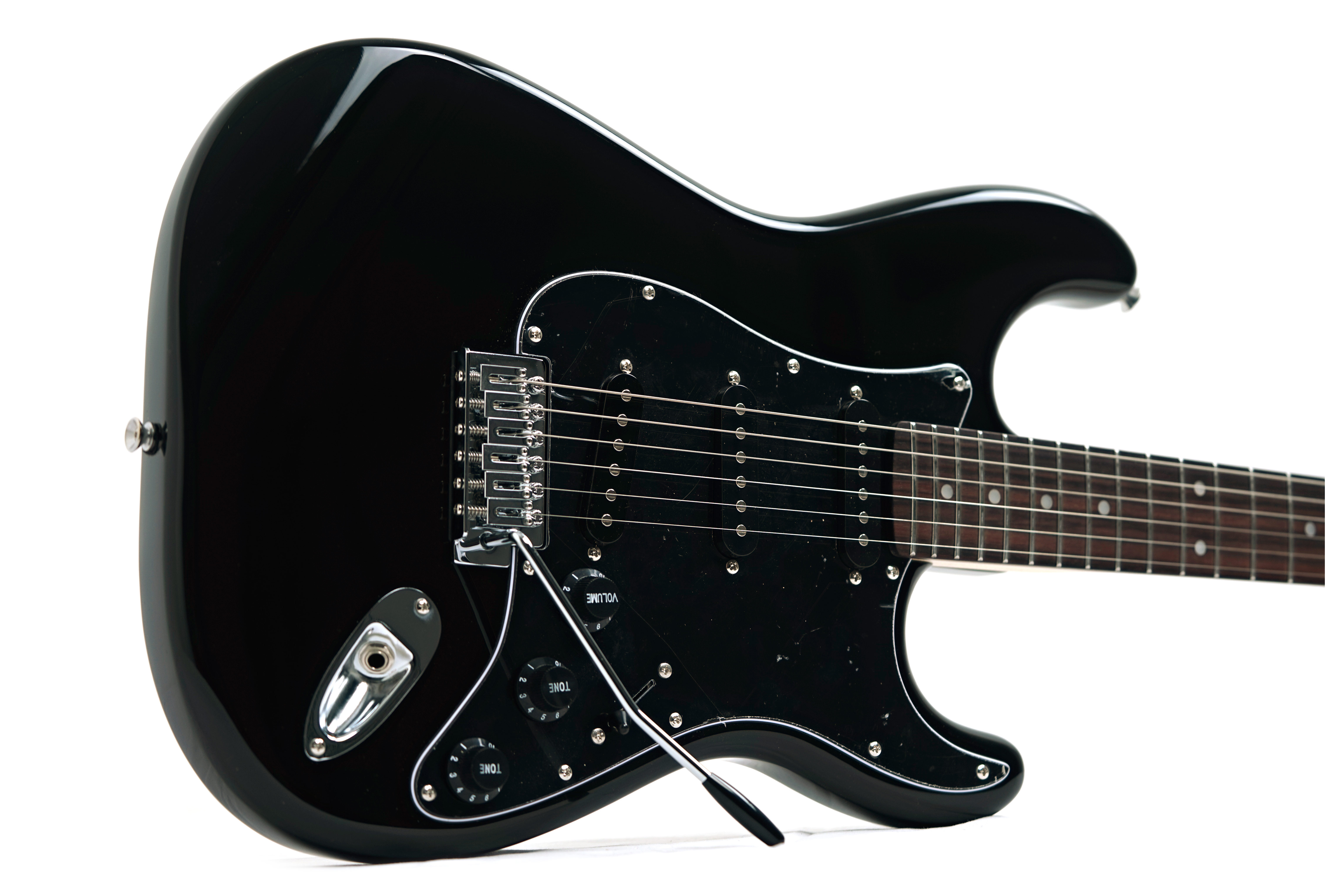 GUITARGUITAR EastCoast ST1 All Black with Black Pickguard