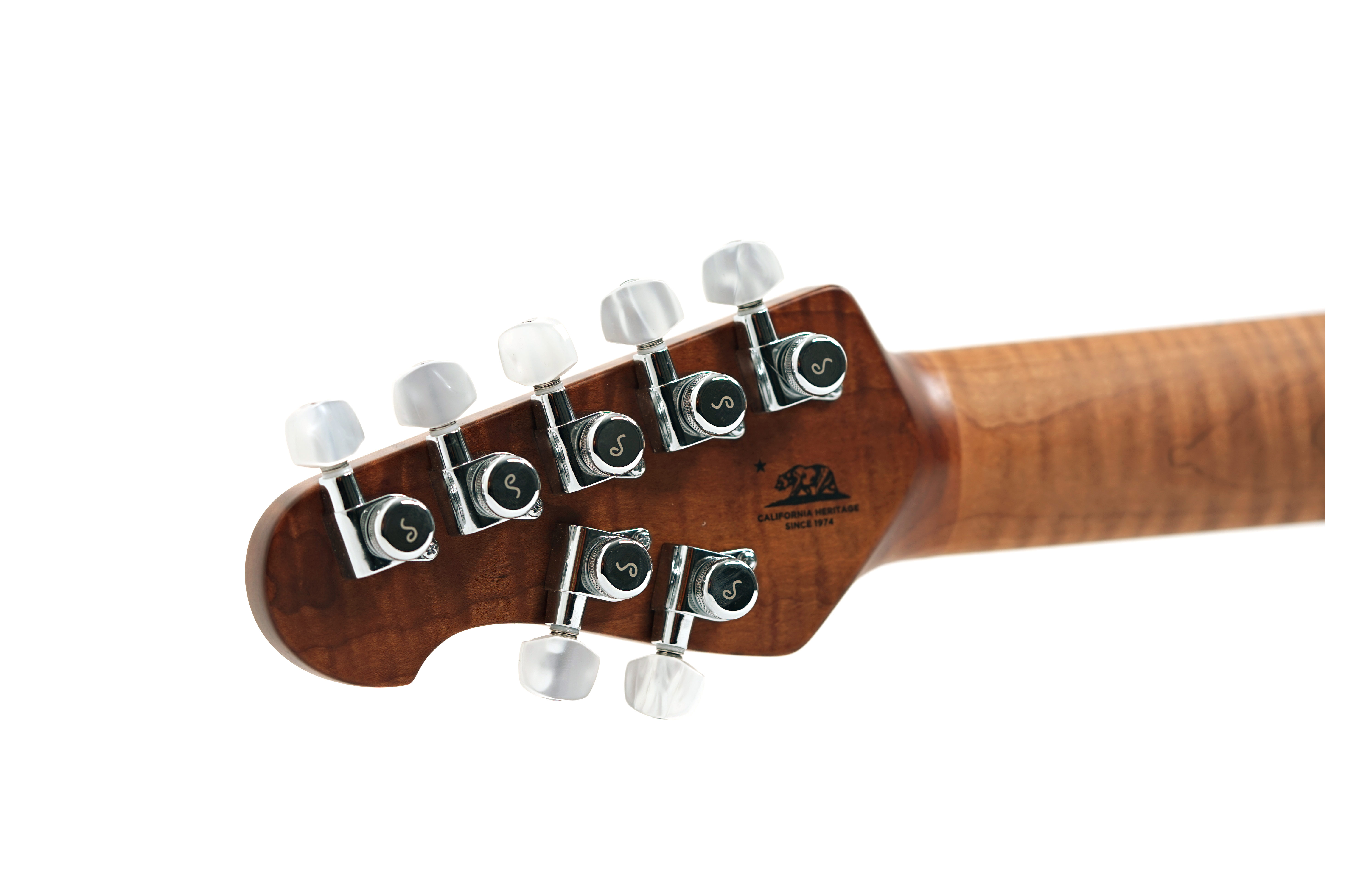 GUITARGUITAR Music Man JP15 7 String Tiger Eye Quilt Maple Fingerboard #K07447