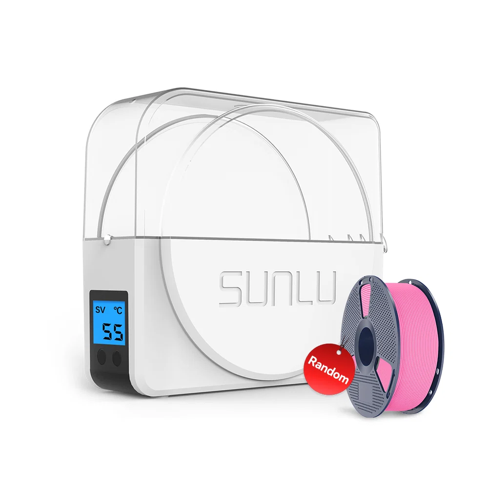 SUNLU S1 Plus Filament Dryer and PLA Filament Bundle