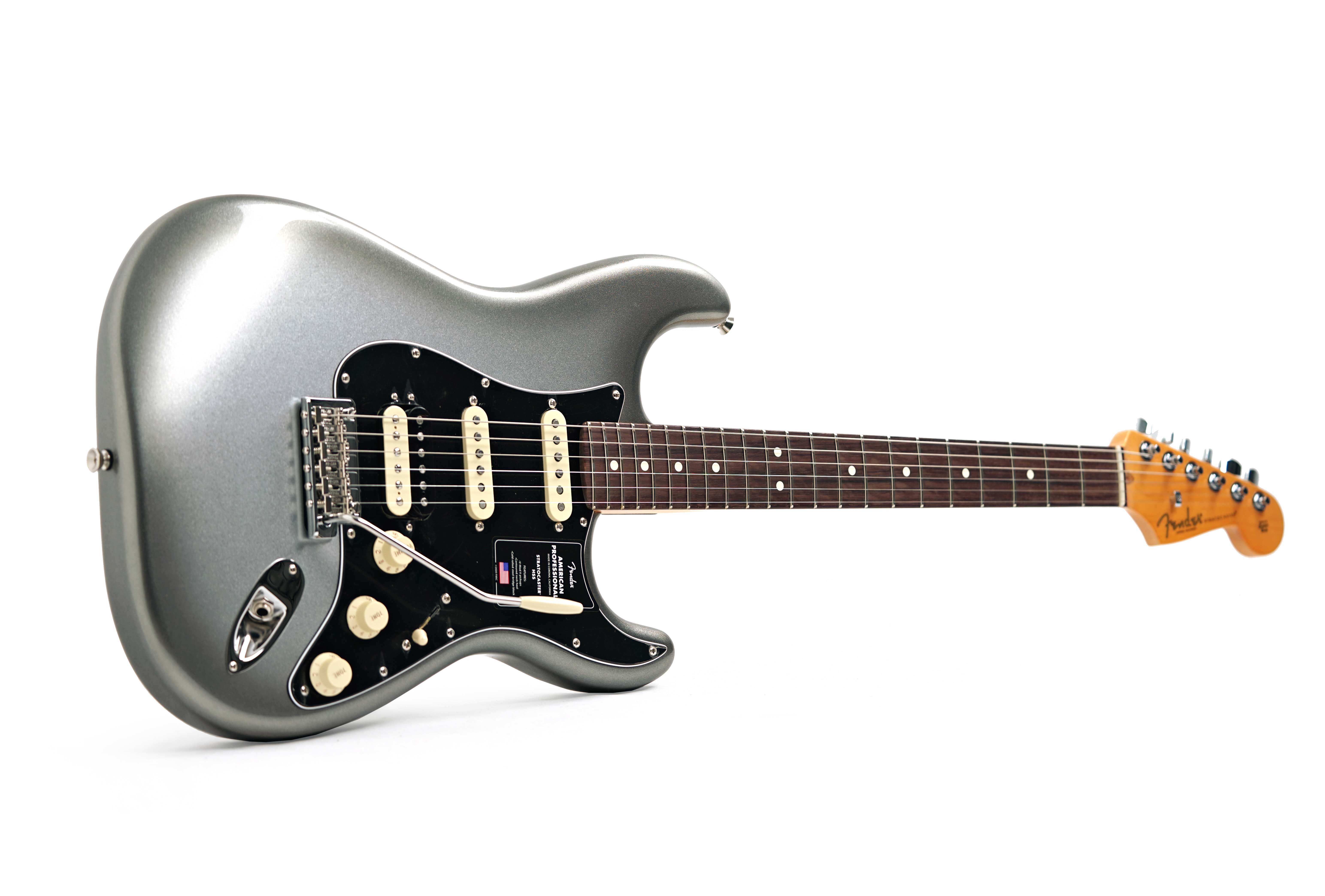 GUITARGUITAR Fender American Professional II Stratocaster HSS Mercury Rosewood Fingerboard #US25042826