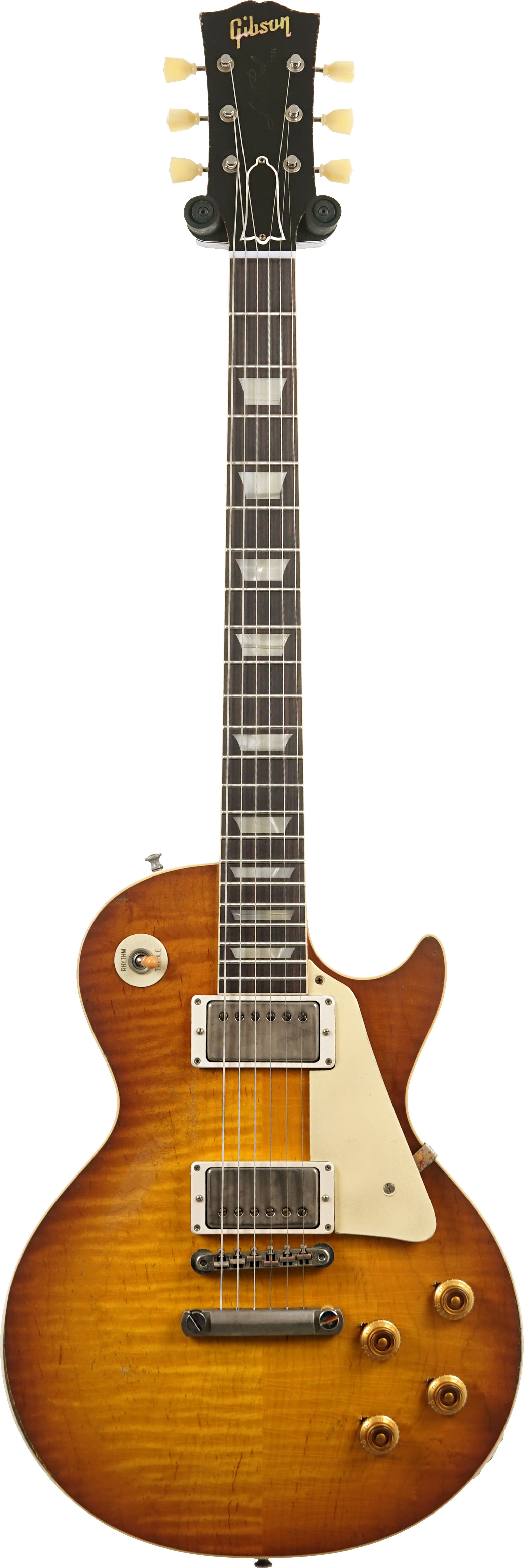 GUITARGUITAR Gibson Custom Shop Murphy Lab 1959 Les Paul Standard Reissue Heavy Aged Golden Poppy Burst #943458