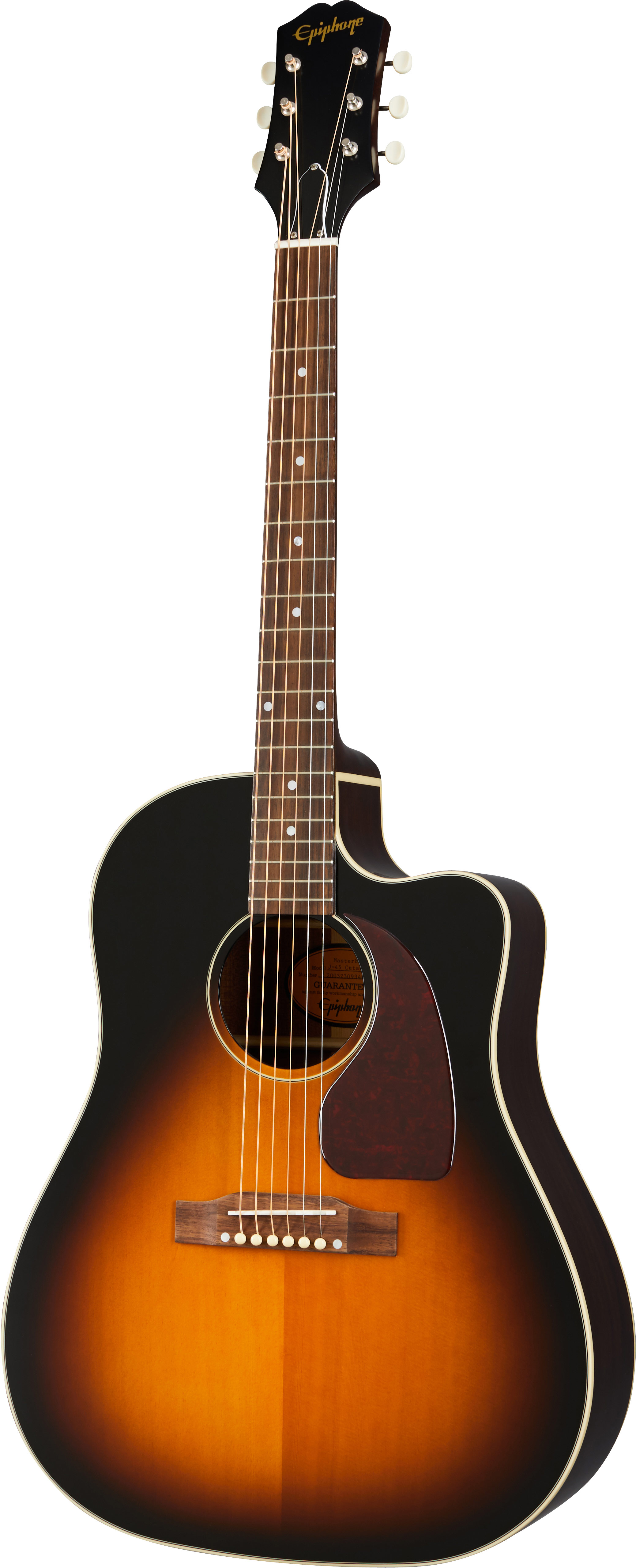 GUITARGUITAR Epiphone Inspired by Gibson J-45 EC Aged Vintage Sunburst Gloss