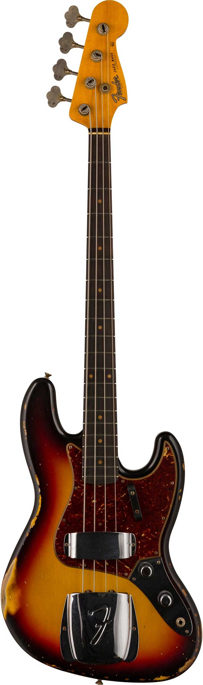GUITARGUITAR Fender Custom Shop 62 Jazz Bass Relic 3-Colour Sunburst