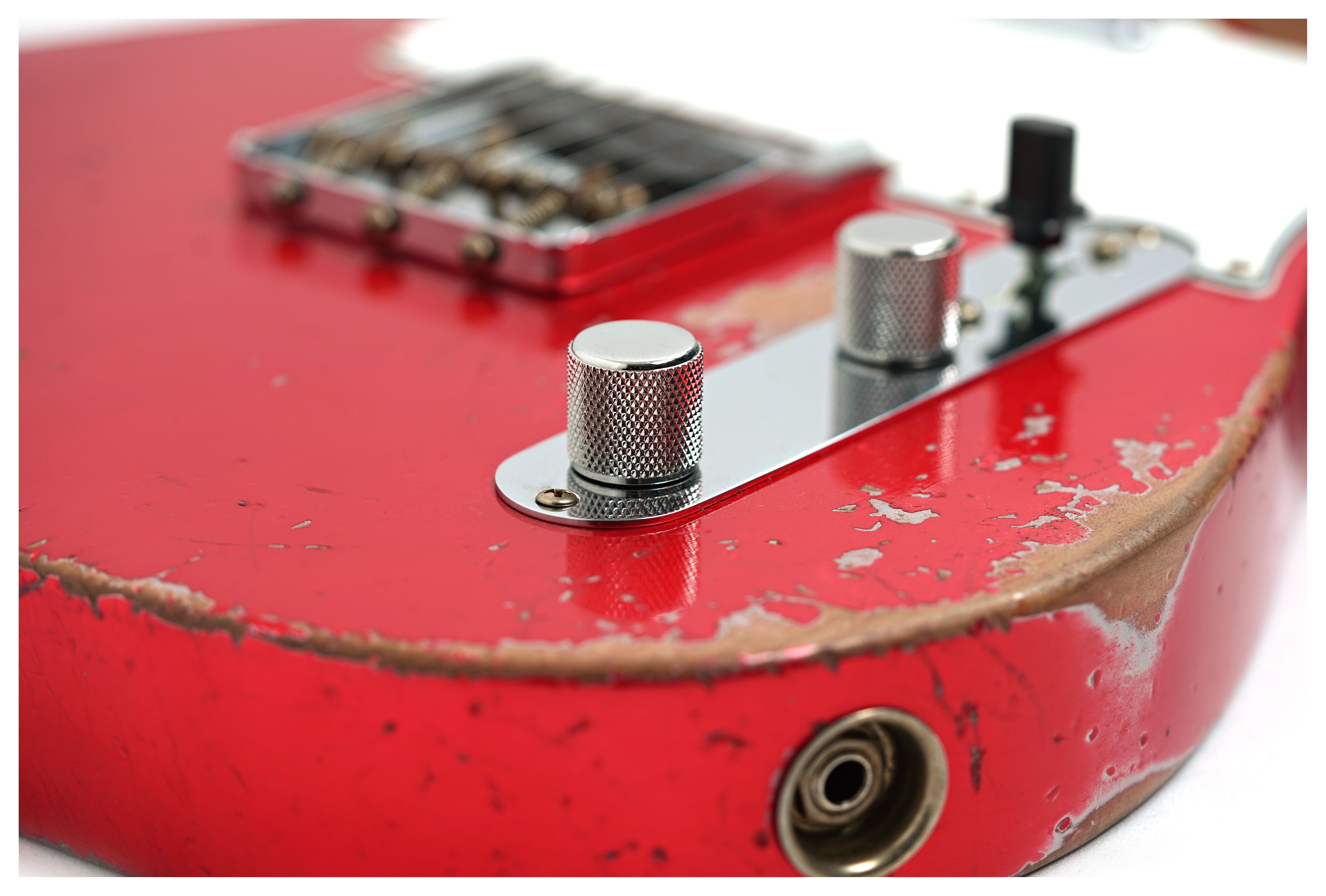 GUITARGUITAR Fender Custom Shop 1961 Telecaster Heavy Relic Faded Aged Candy Apple Red #CZ587863