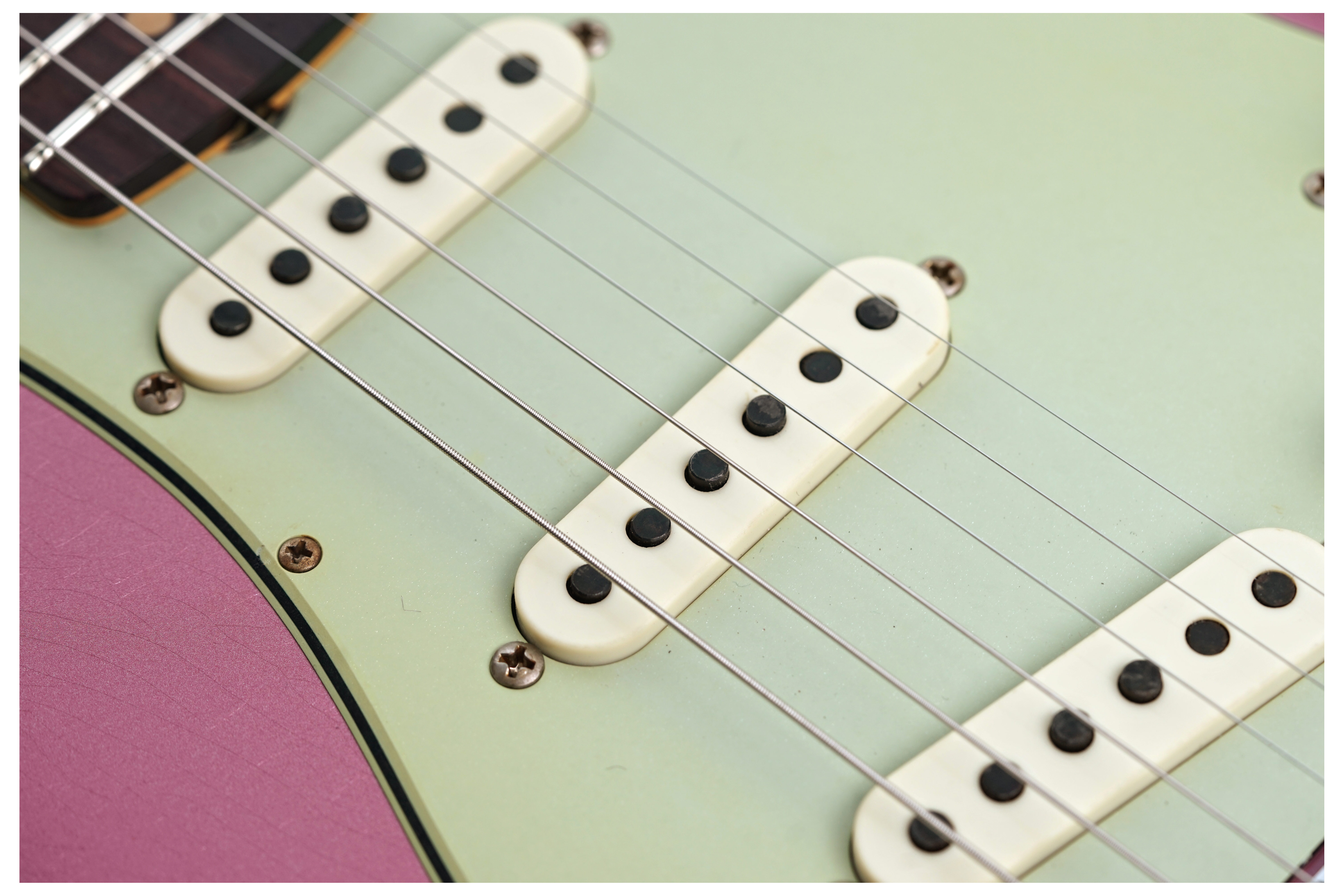 GUITARGUITAR Fender Custom Shop 1959 Collection Stratocaster Journeyman Relic Burgundy Mist Metallic Rosewood Fingerboard #CZ586983