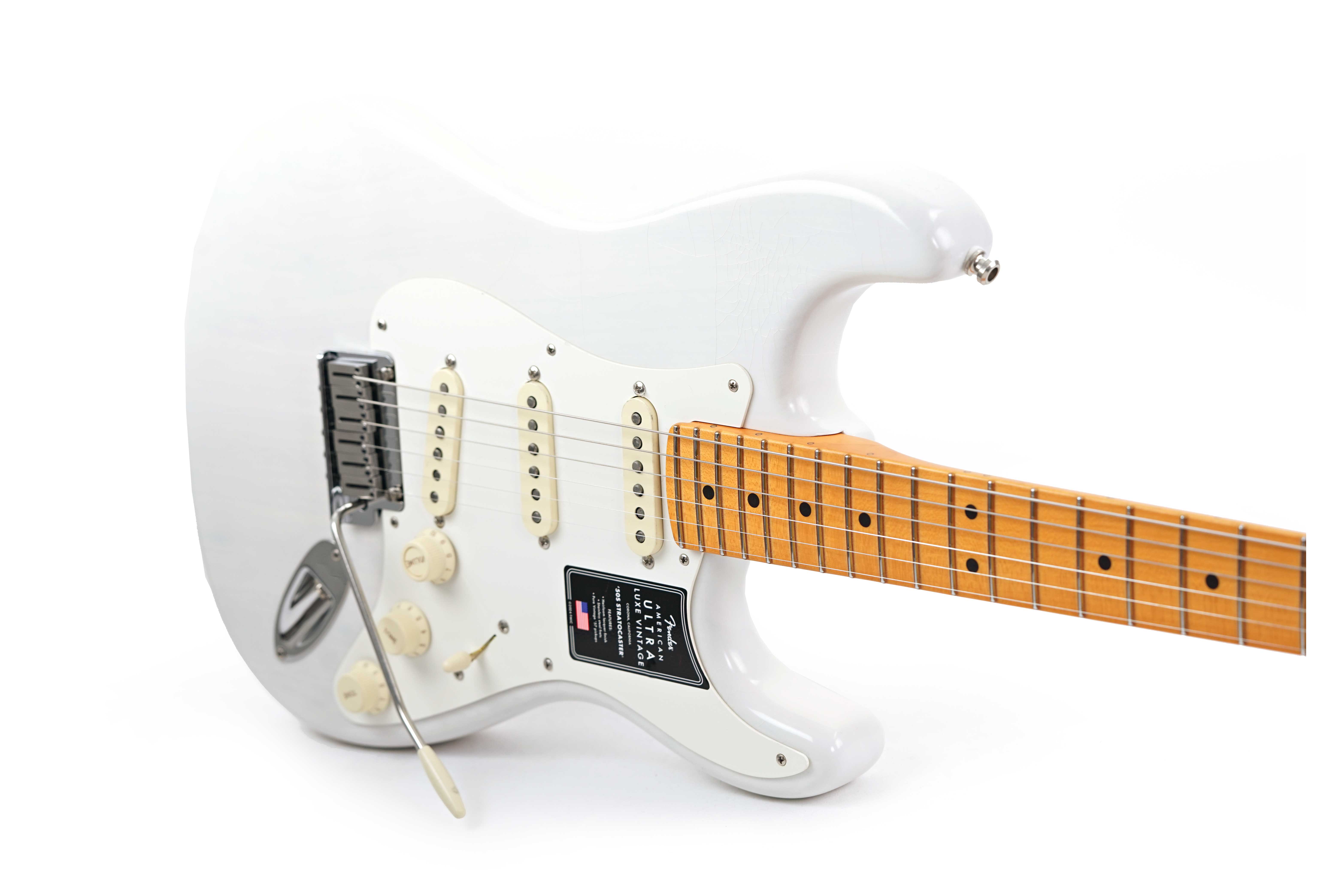 GUITARGUITAR Fender Ultra Luxe Vintage 50s Stratocaster White Blonde #US25015256