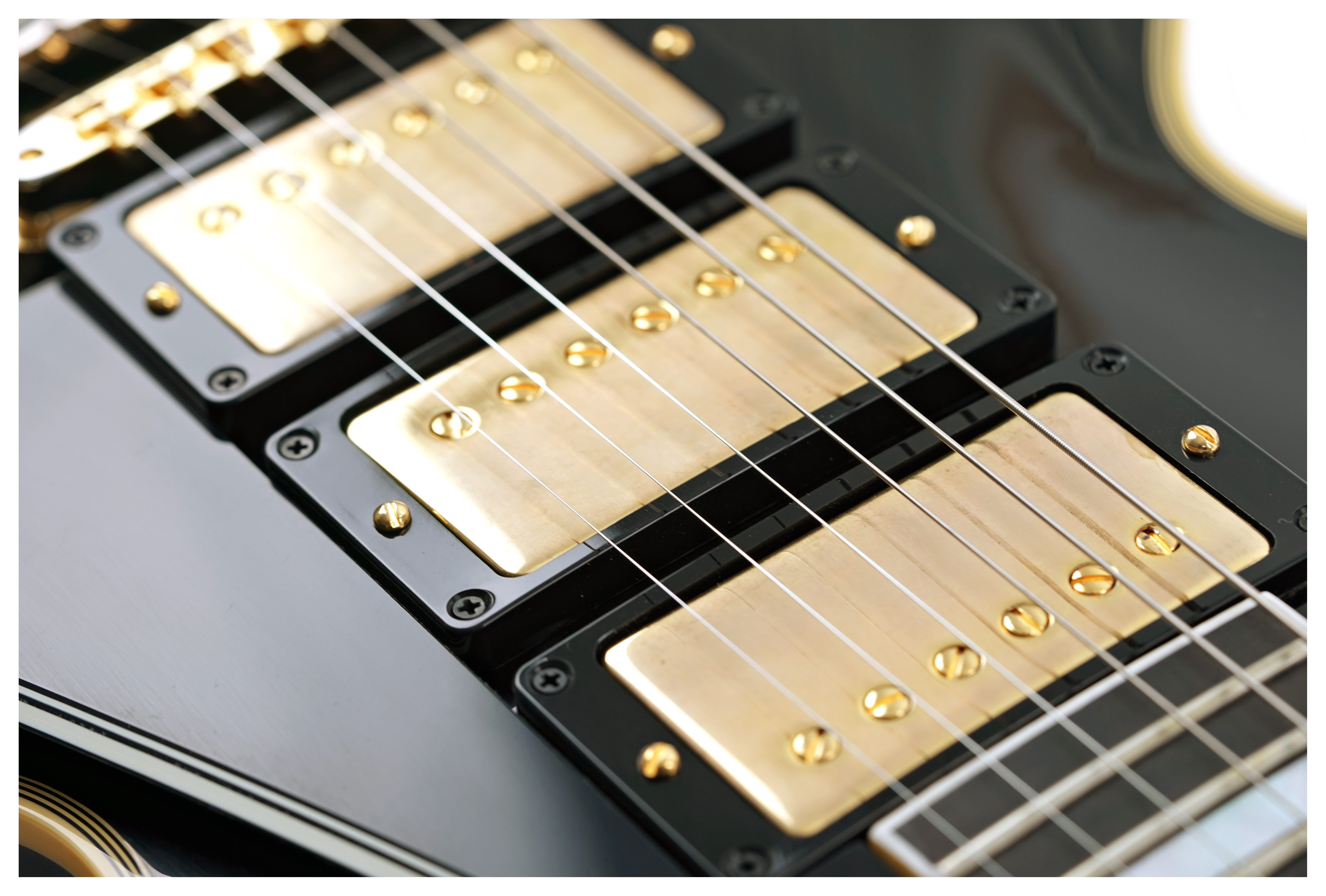 GUITARGUITAR Gibson Custom Shop 1957 Les Paul Custom 3 Pickup VOS Ebony