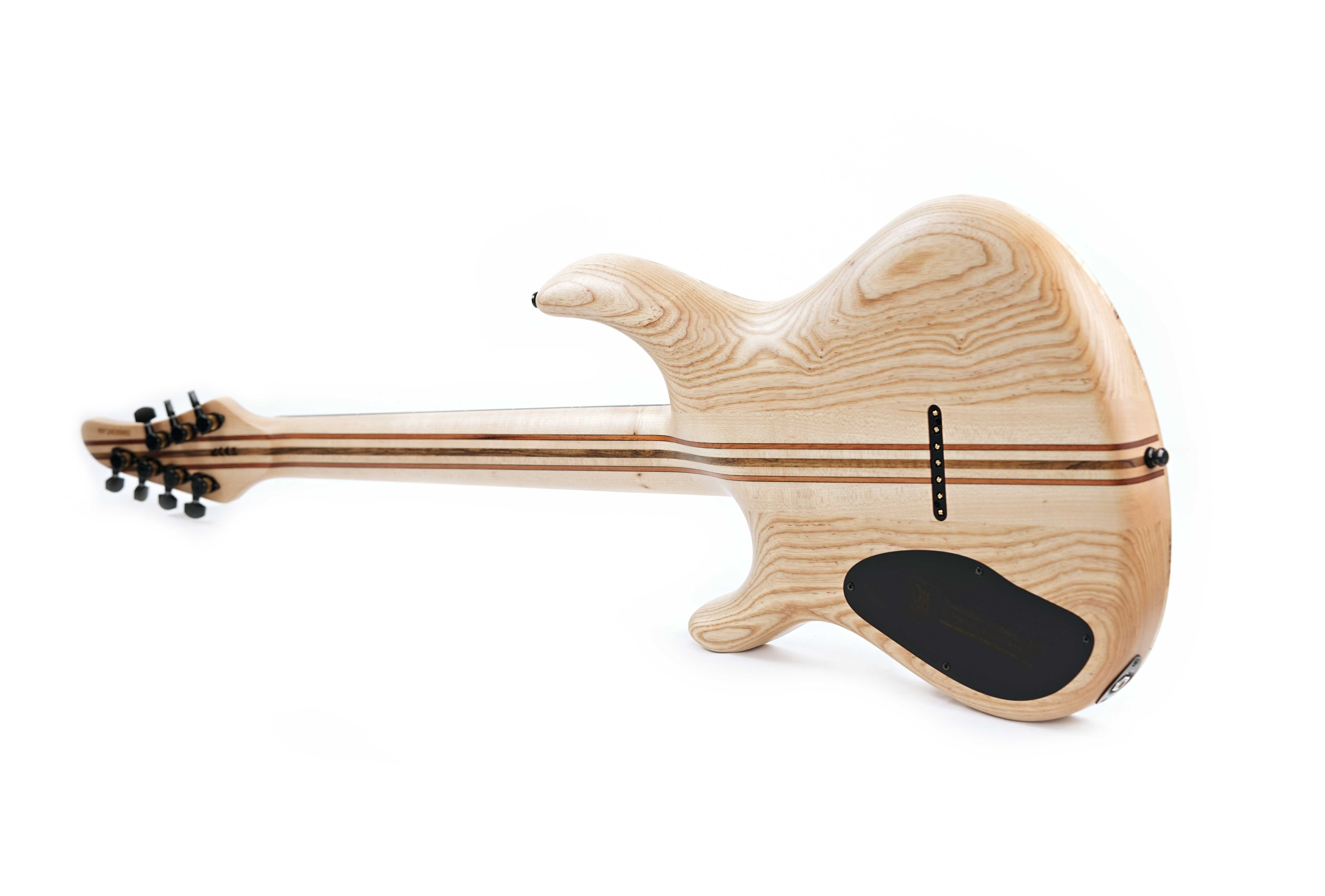 GUITARGUITAR Mayones Regius 7 Eye Poplar 4A Custom Nuclear Burst Satin Black Hardware #RF2409980