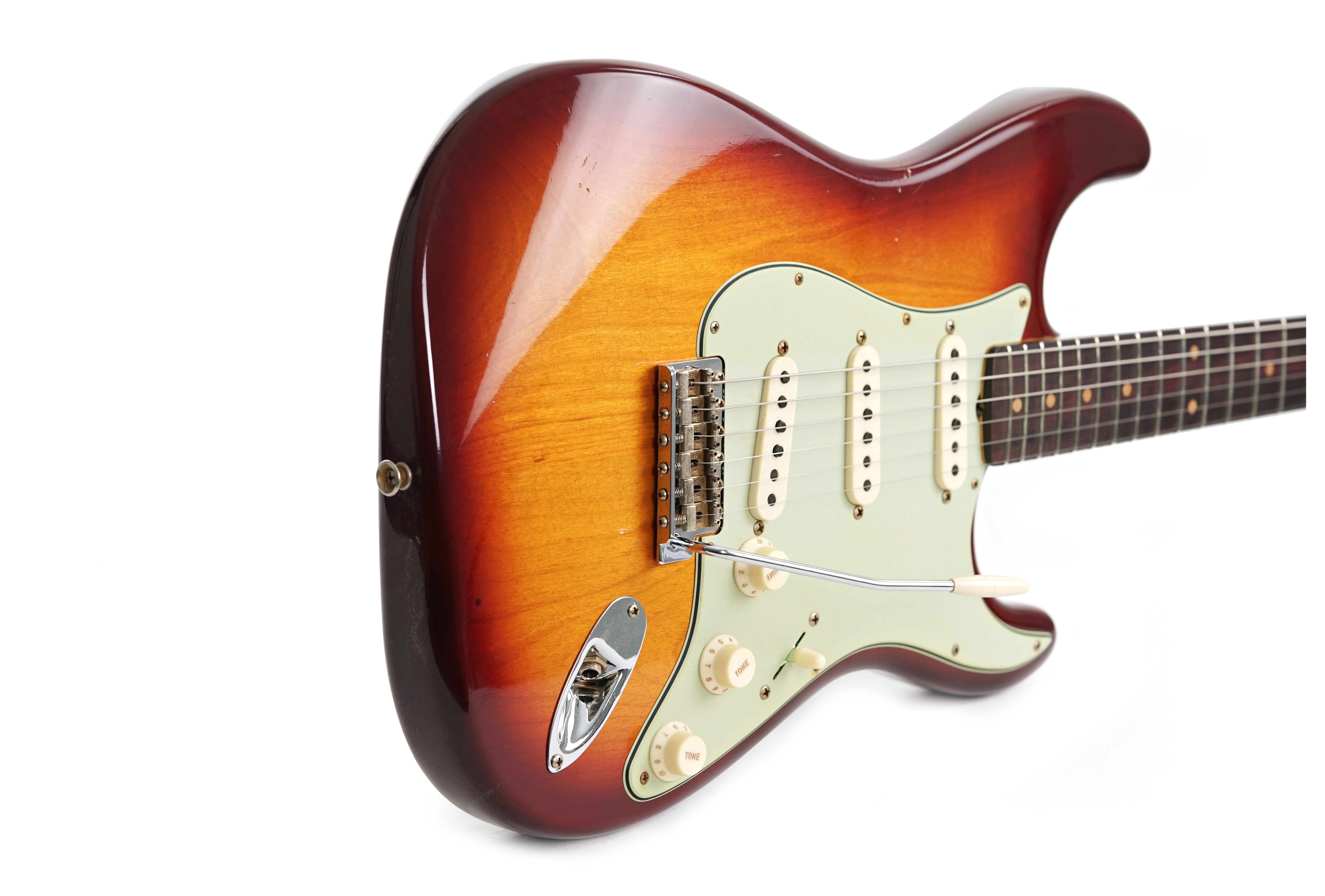 GUITARGUITAR Fender Custom Shop 1959 Collection Stratocaster Journeyman Relic Tobacco Burst Rosewood Fingerboard #CZ587036