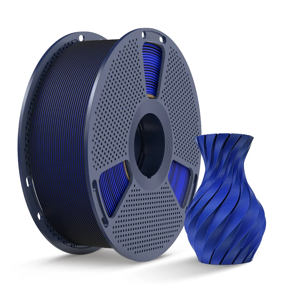 SUNLU Matte PLA Dual-Color 3D Printer Esthenic Filament 1KG, Seamless Two-Tone Shifts & Soft Matte Finish