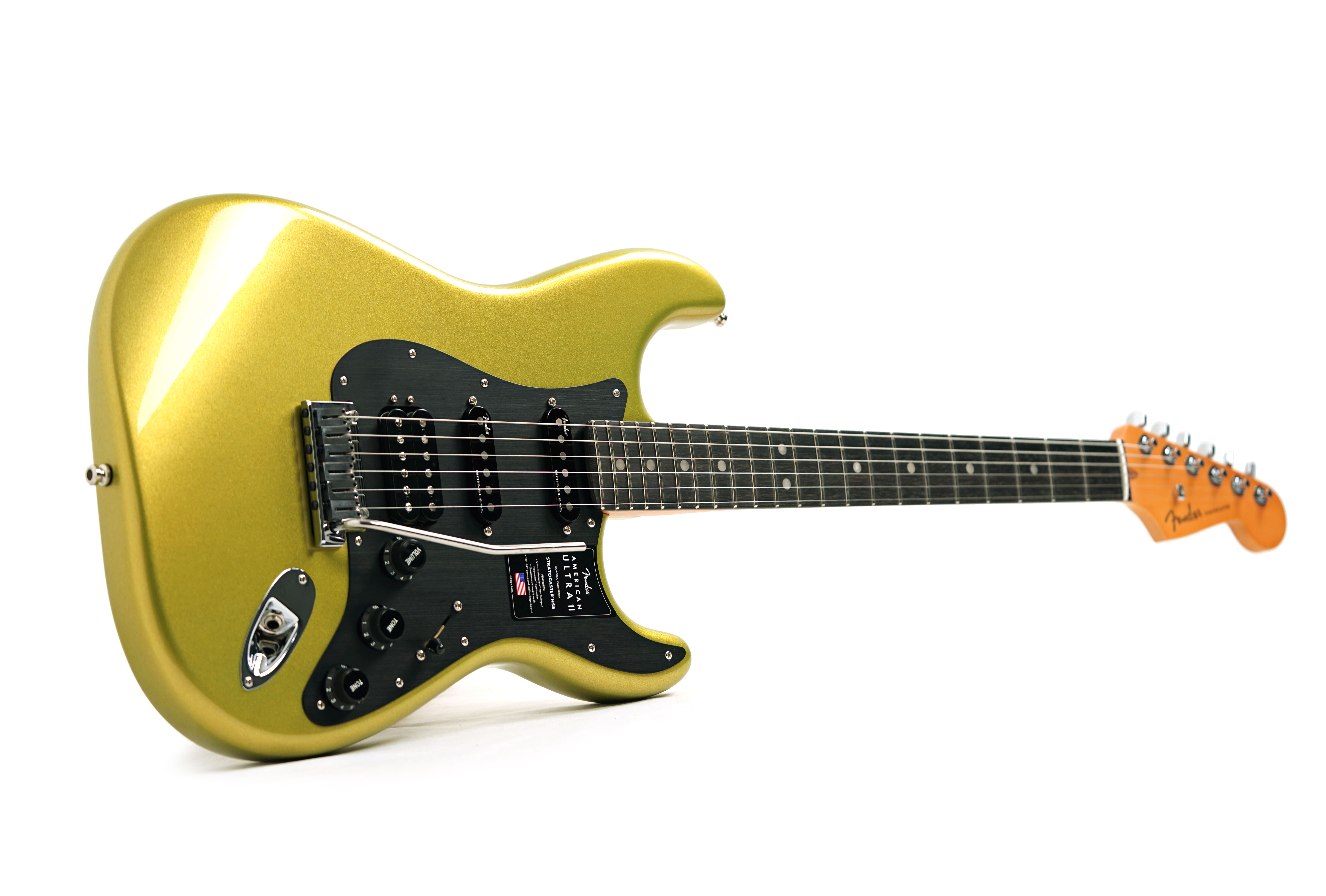 GUITARGUITAR Fender American Ultra II Stratocaster HSS Solar Flare Ebony Fingerboard #US25007255