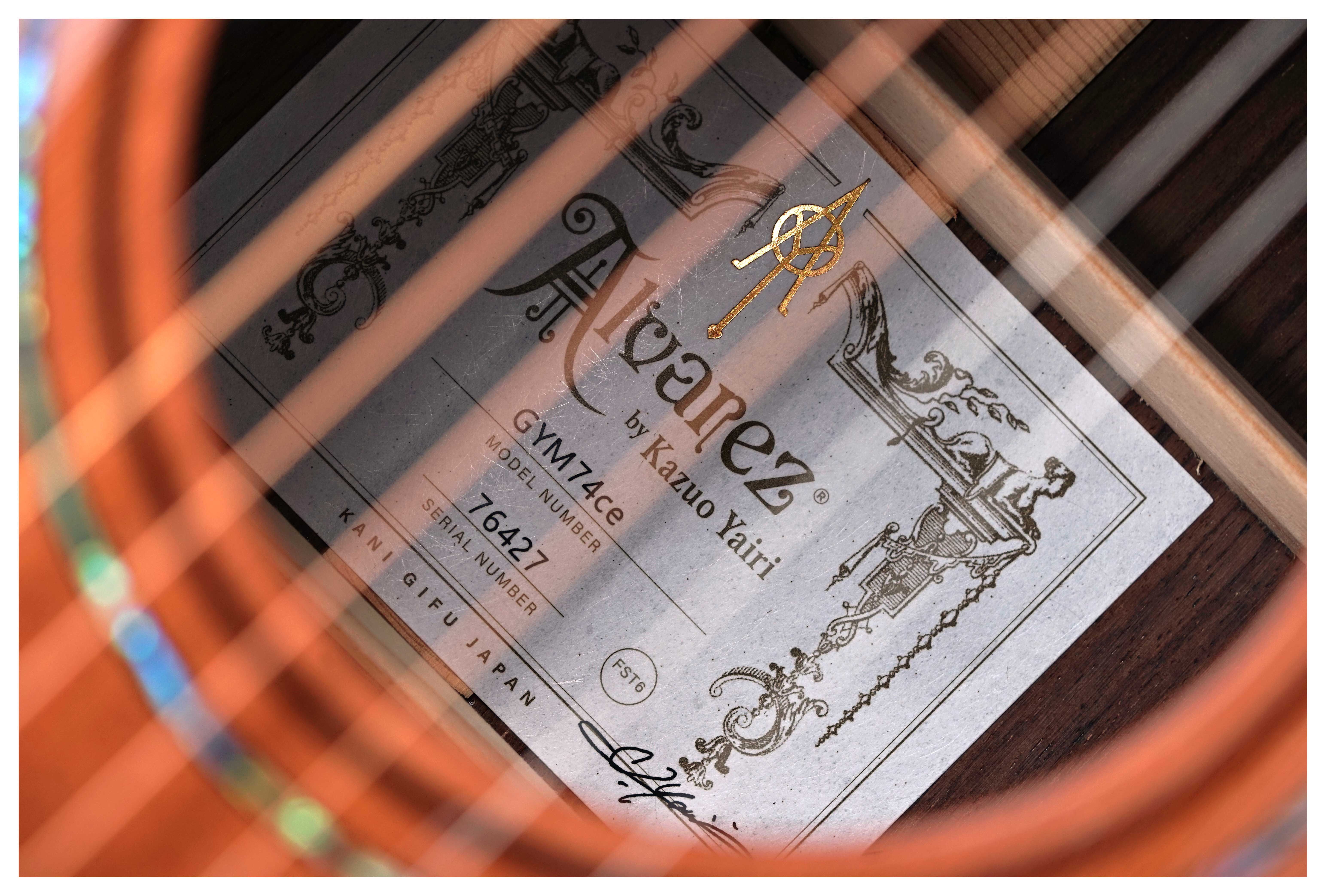 GUITARGUITAR Alvarez Yairi GYM74ce Natural Grand Auditorium