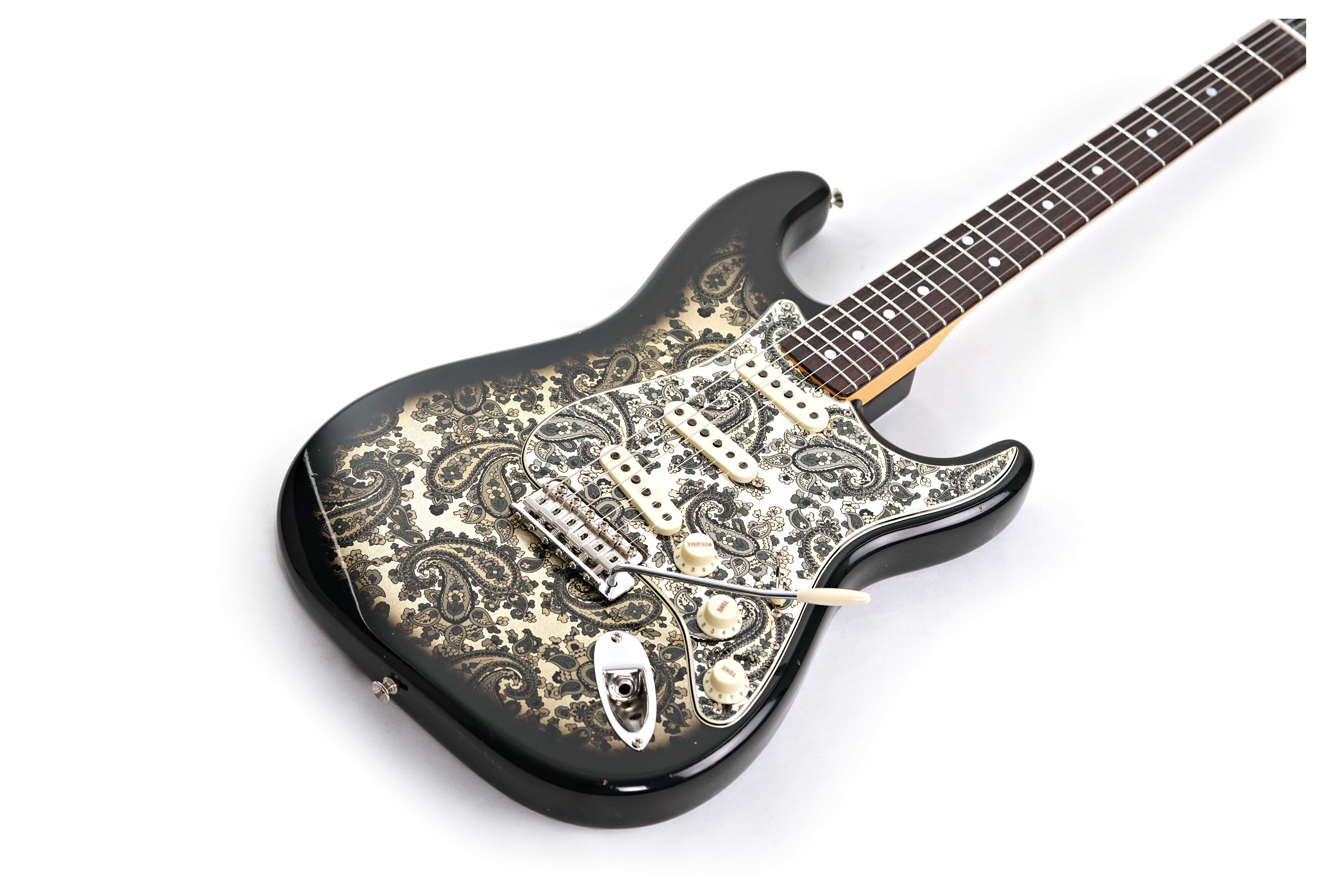 GUITARGUITAR Fender Custom Shop Limited Edition 1968 Stratocaster Journeyman Relic Black Paisley #CZ586101