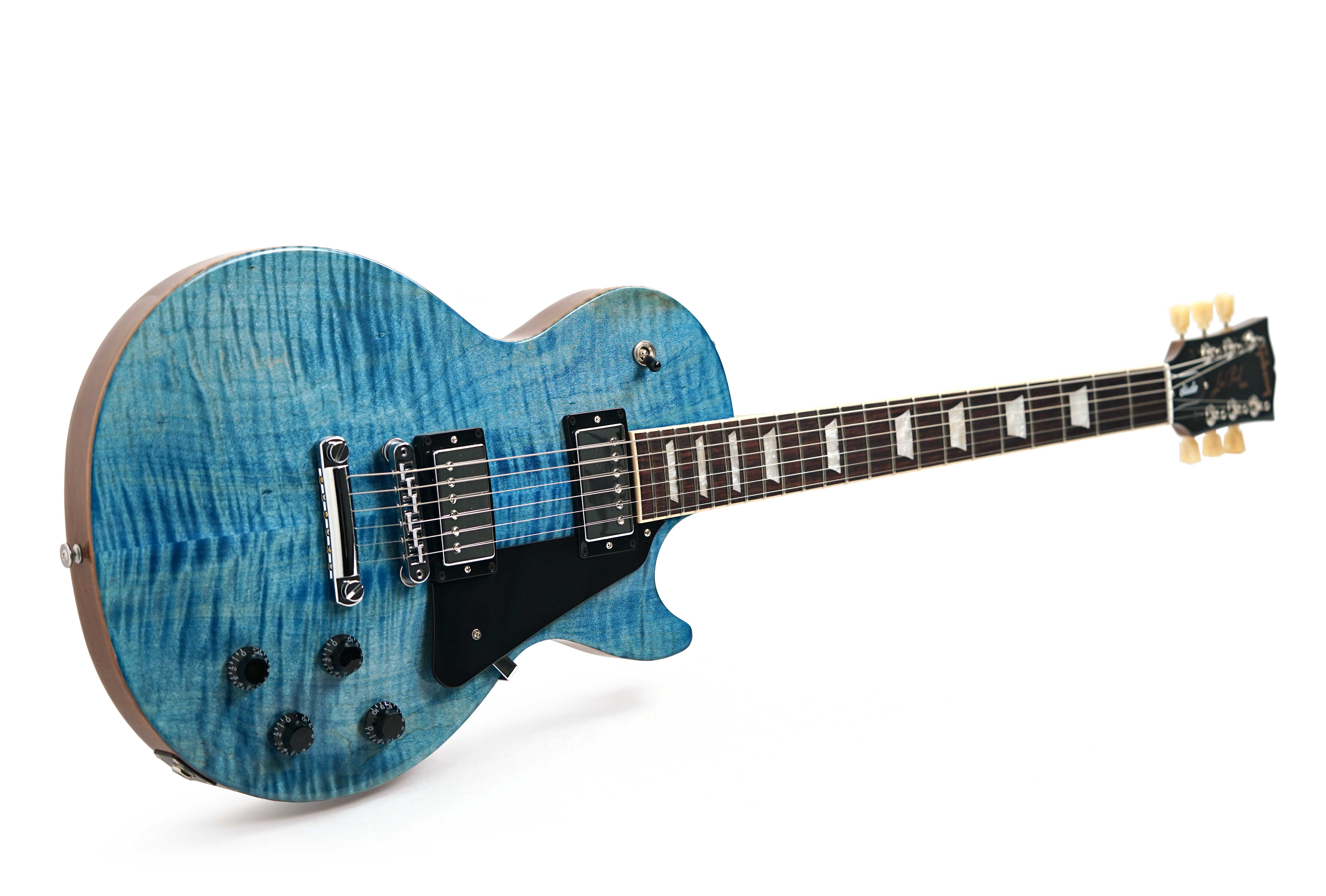 GUITARGUITAR Gibson Les Paul Studio Figured Ocean Blue #203550170
