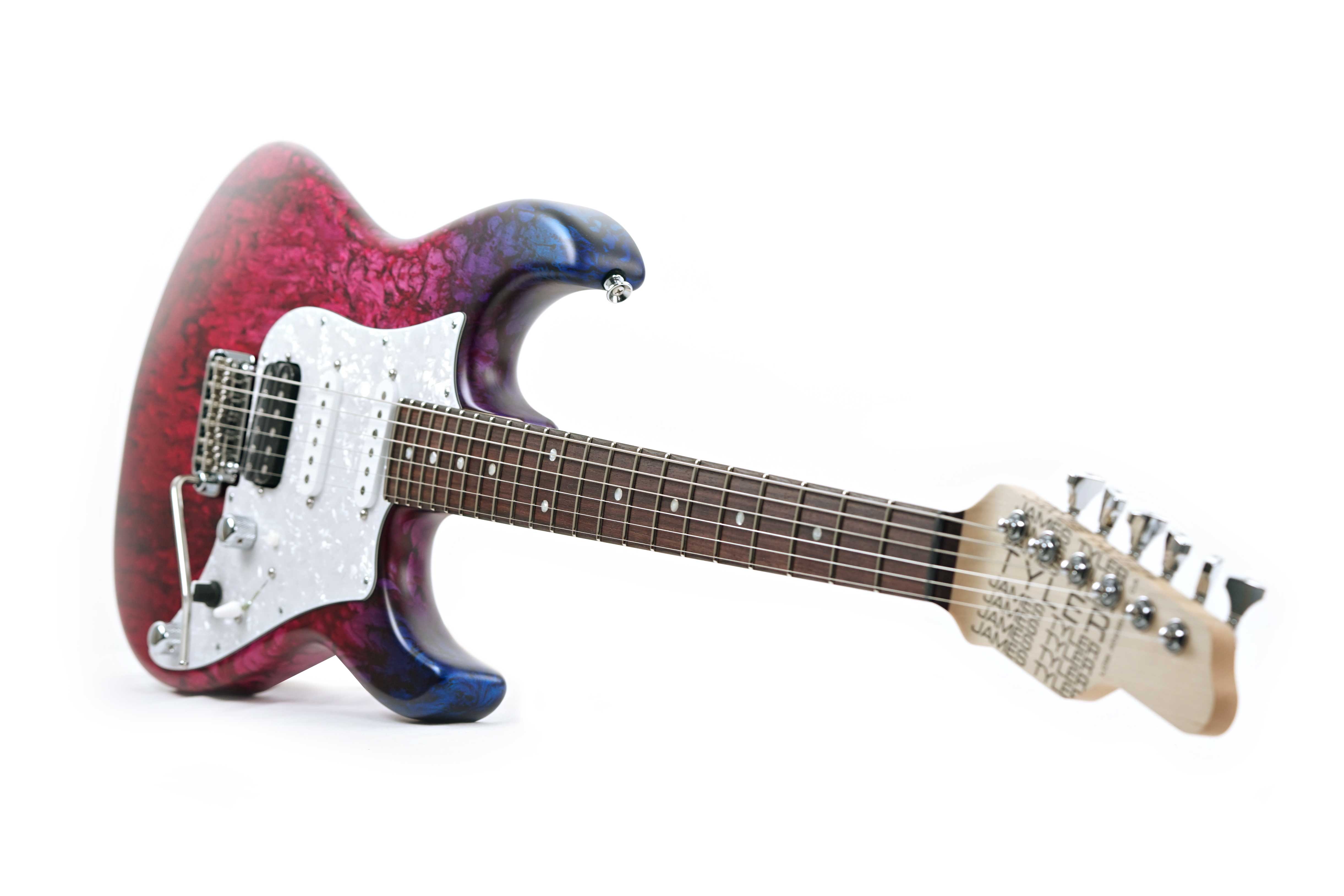 GUITARGUITAR Tyler USA Studio Elite HD Jimburst Over Cherry Shmear